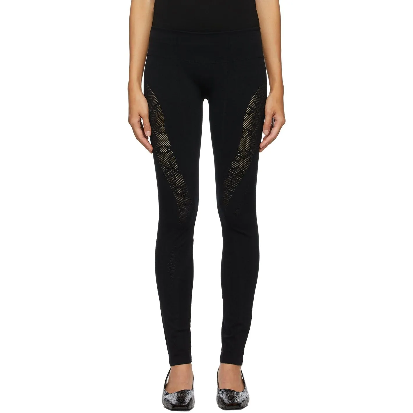 1017 ALYX 9SM Black 'A' Knit Leggings