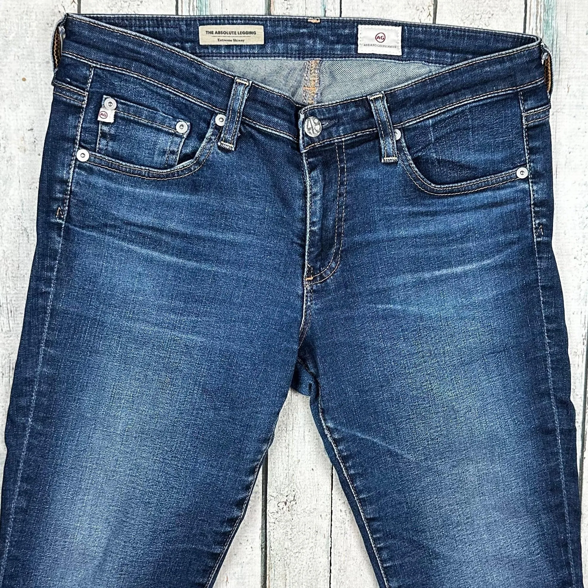 AG Adriano Goldschmied 'The Absolute Legging ' Skinny Jeans- Size 29R