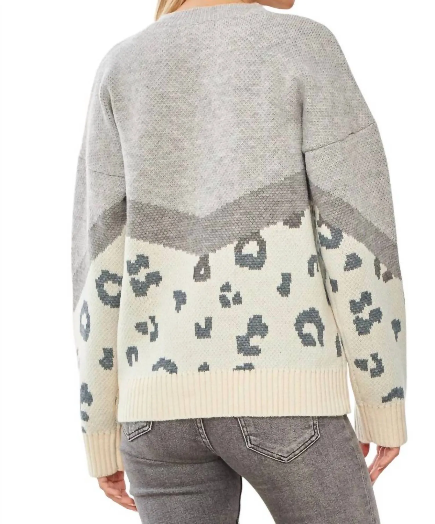 Andree By Unit - In Your Head Animal Print Sweater