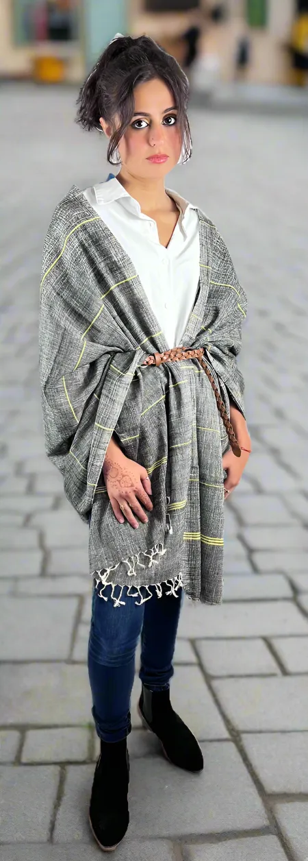 Ash Pure (Vegan) Peace Silk Scarf