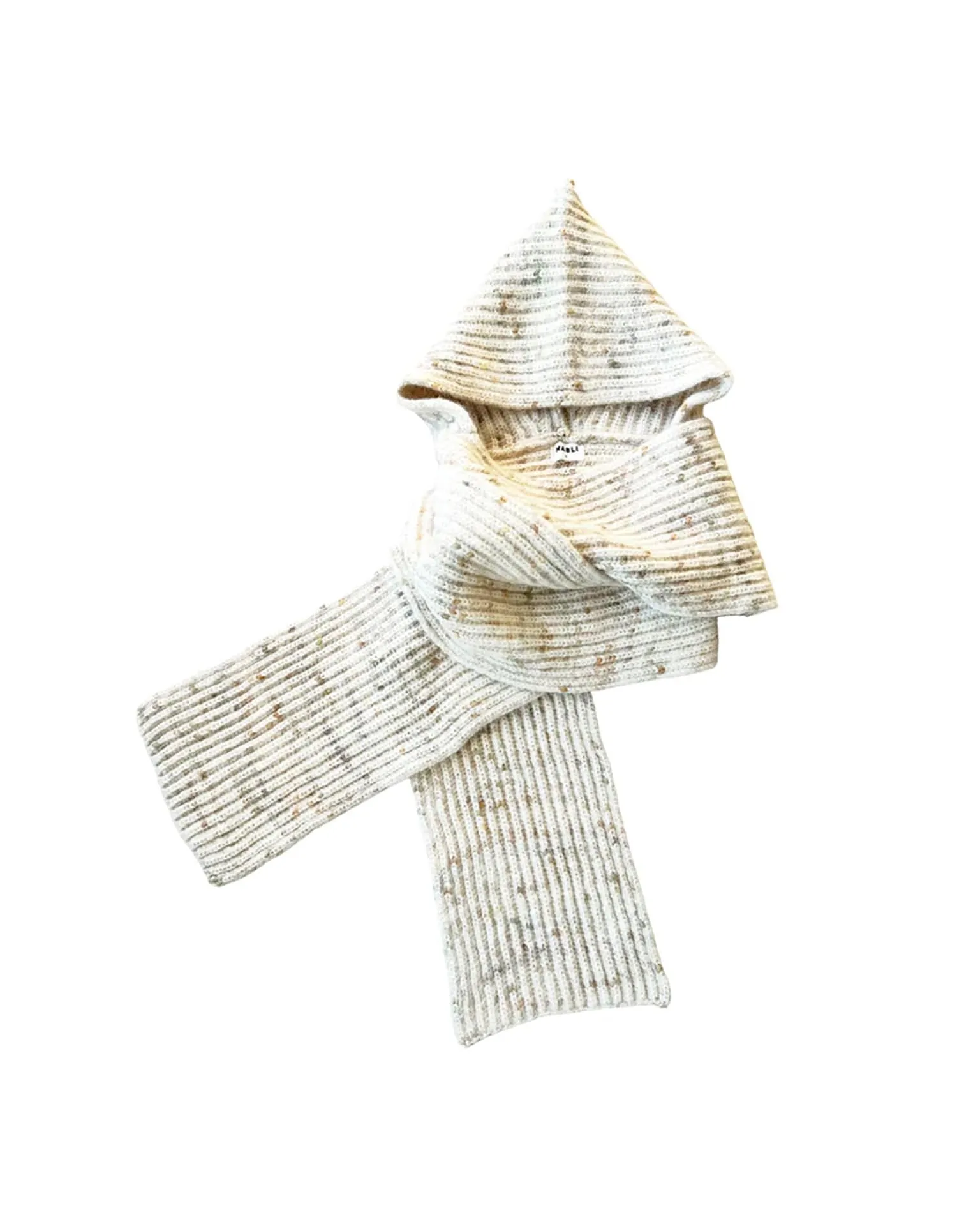Blewog Hooded Scarf in Moss Speckle