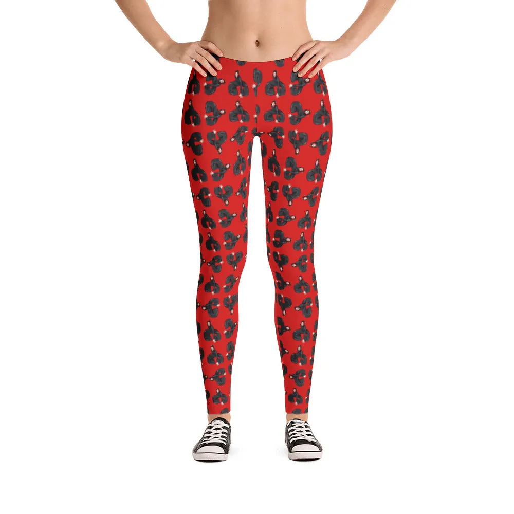 Bowie as far as the eyes can see Leggings
