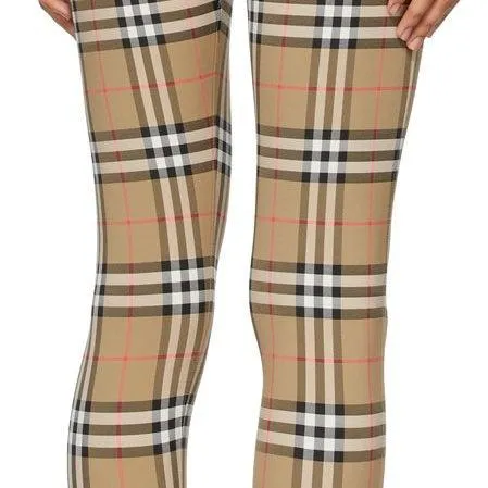 Burberry Beige Vintage Check Belvoir Leggings
