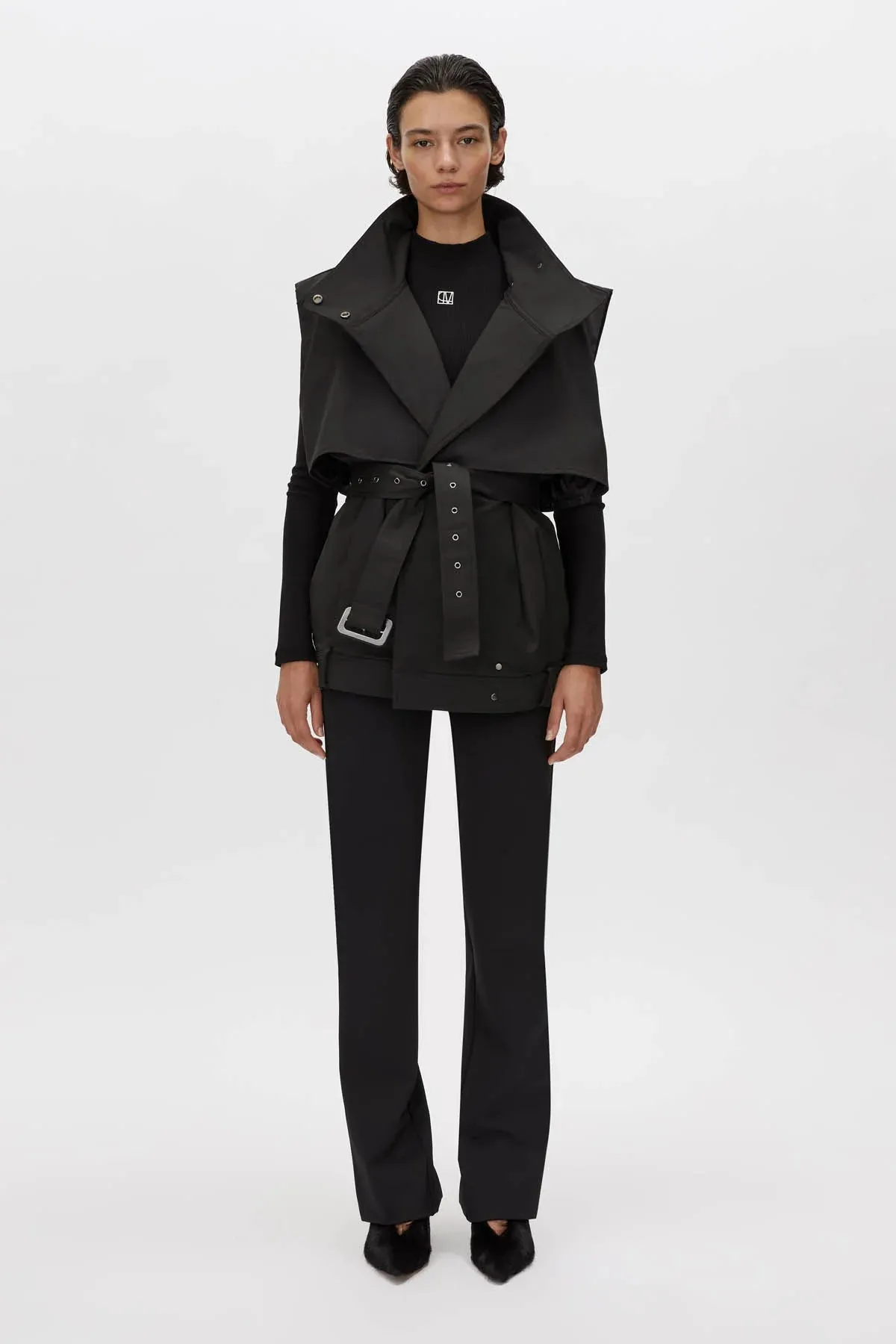 Camilla and Marc Pallida Vest in Black