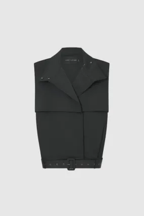 Camilla and Marc Pallida Vest in Black