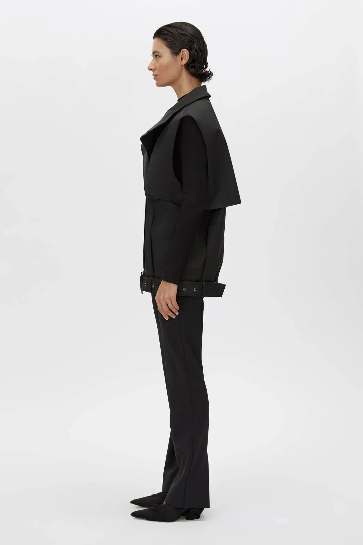 Camilla and Marc Pallida Vest in Black