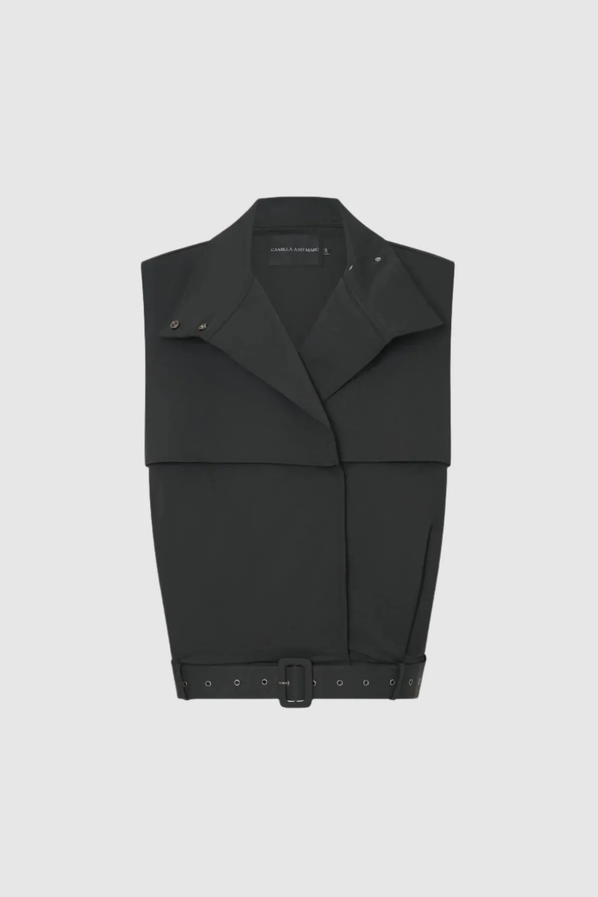 Camilla and Marc Pallida Vest in Black