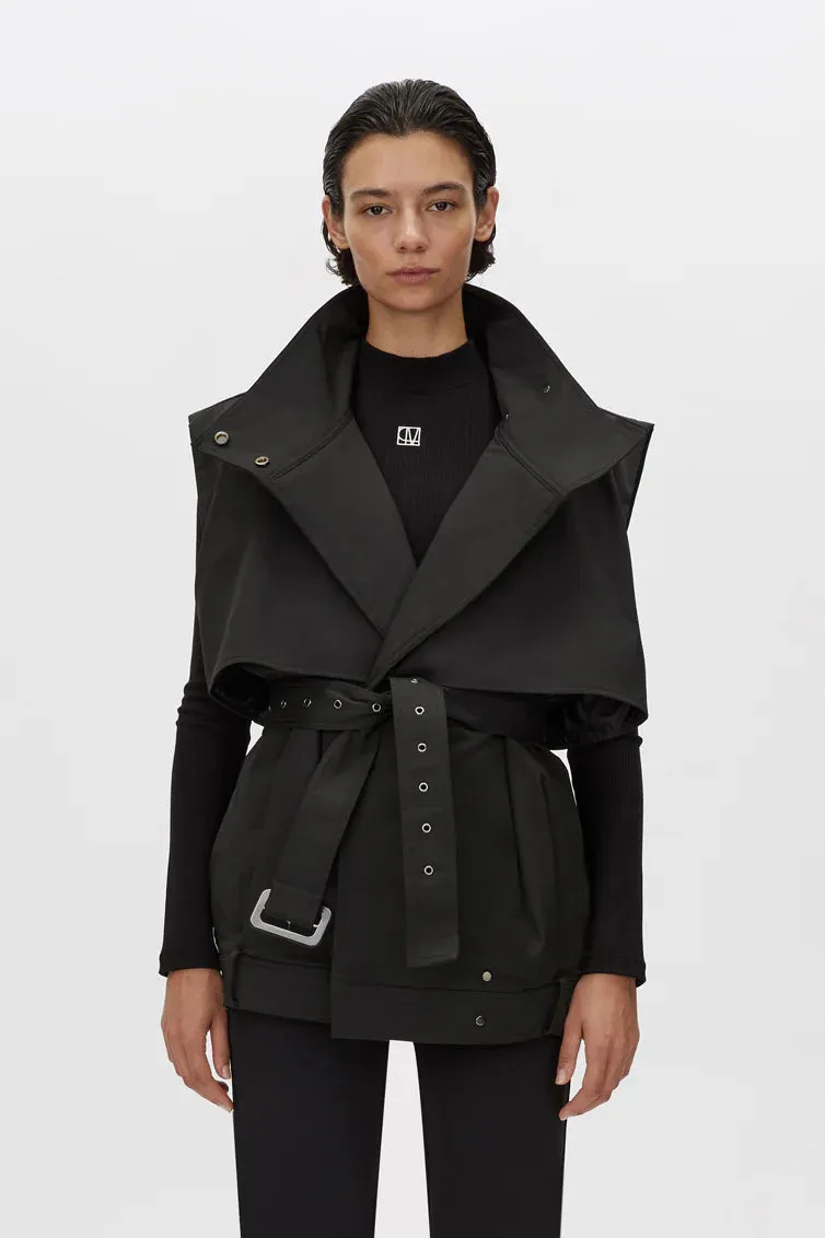 Camilla and Marc Pallida Vest in Black