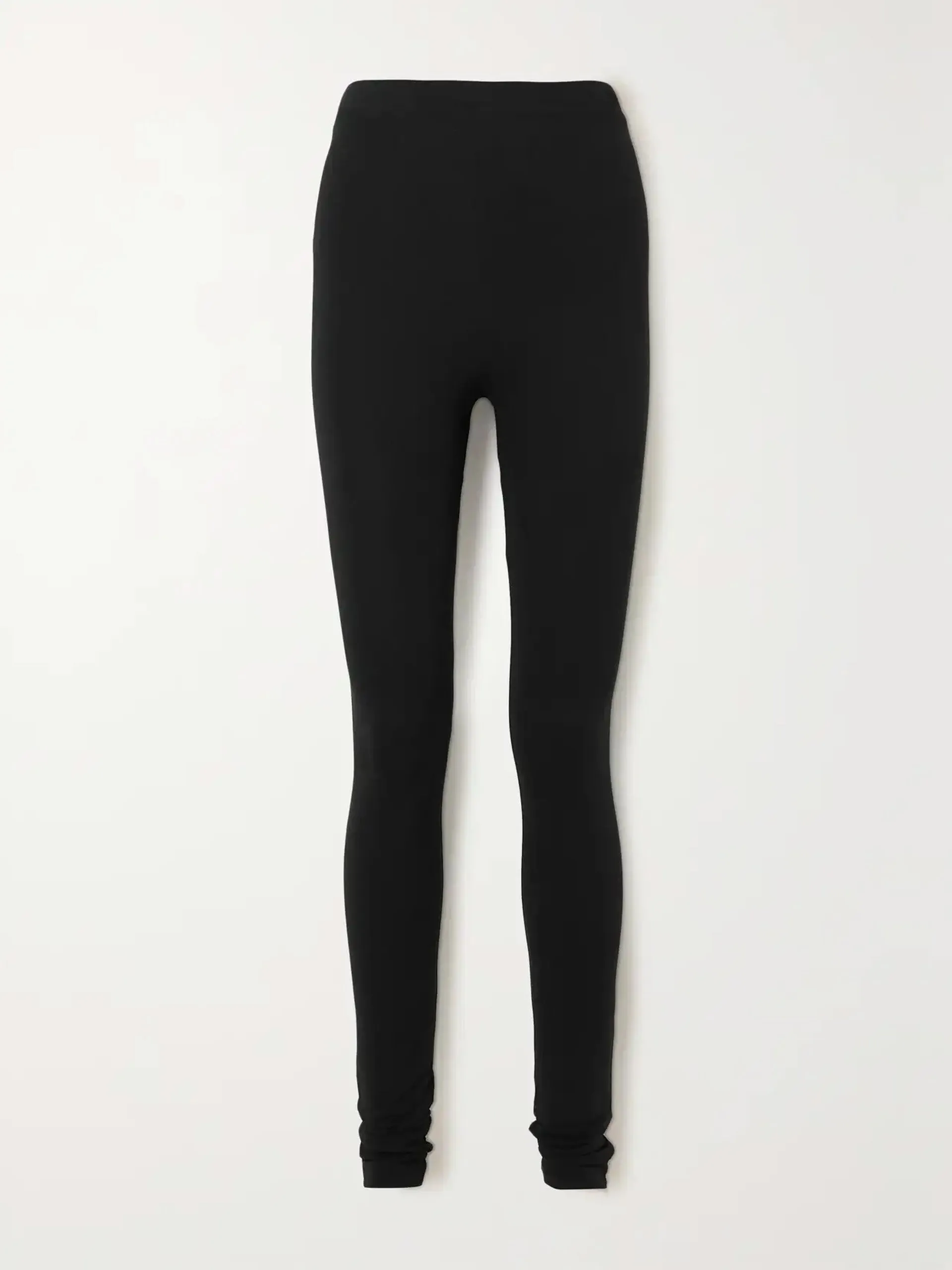 Cork stretch-jersey leggings