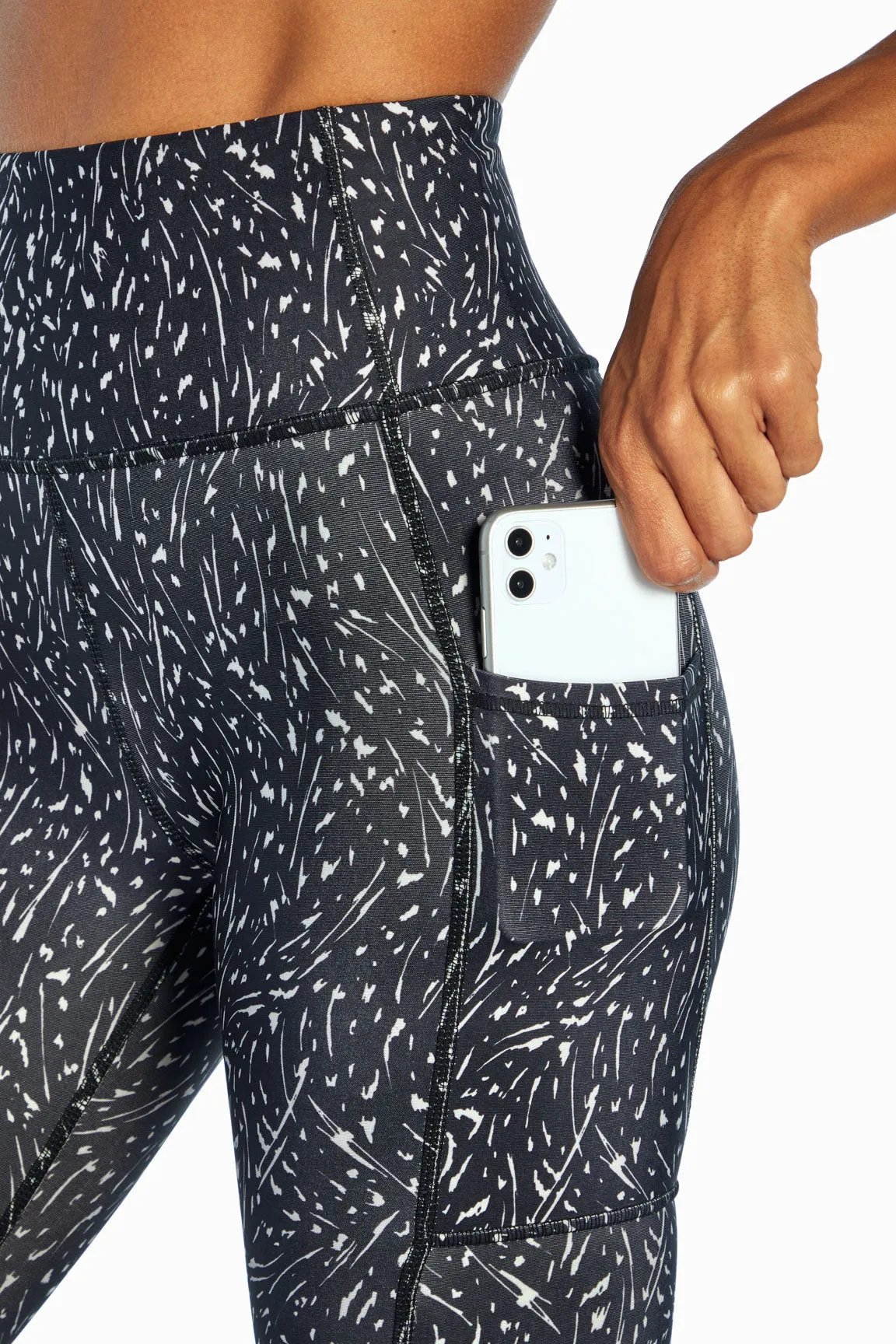 Elsa Side Pocket Mid Calf Capri