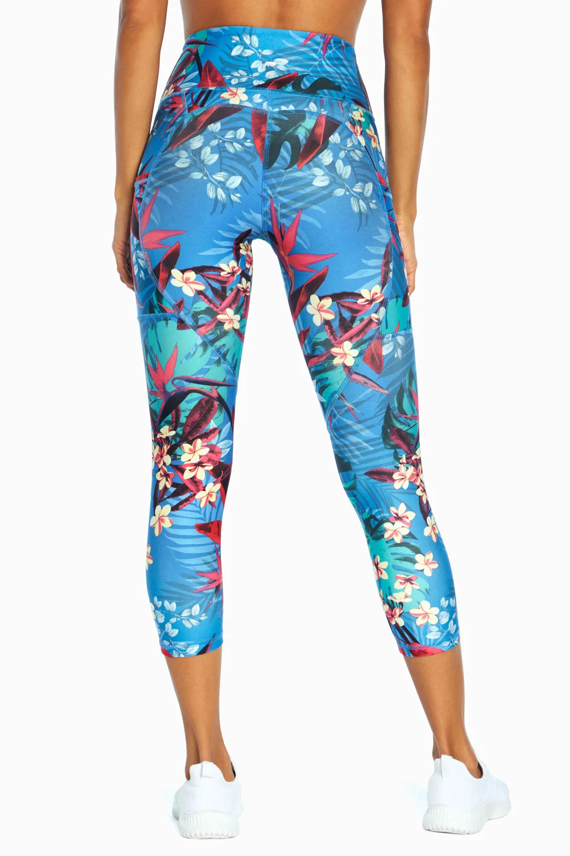 Elsa Side Pocket Mid Calf Capri