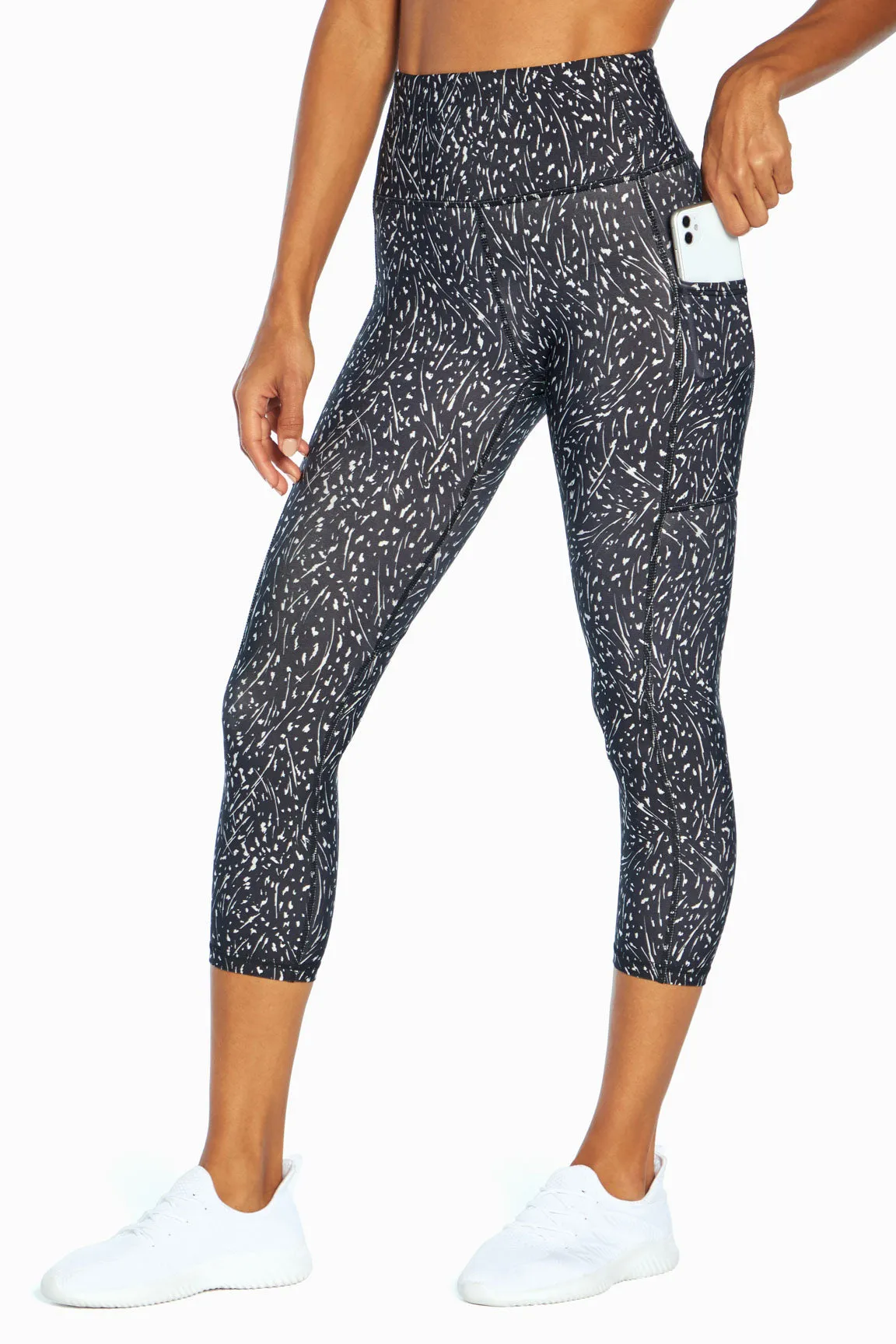 Elsa Side Pocket Mid Calf Capri