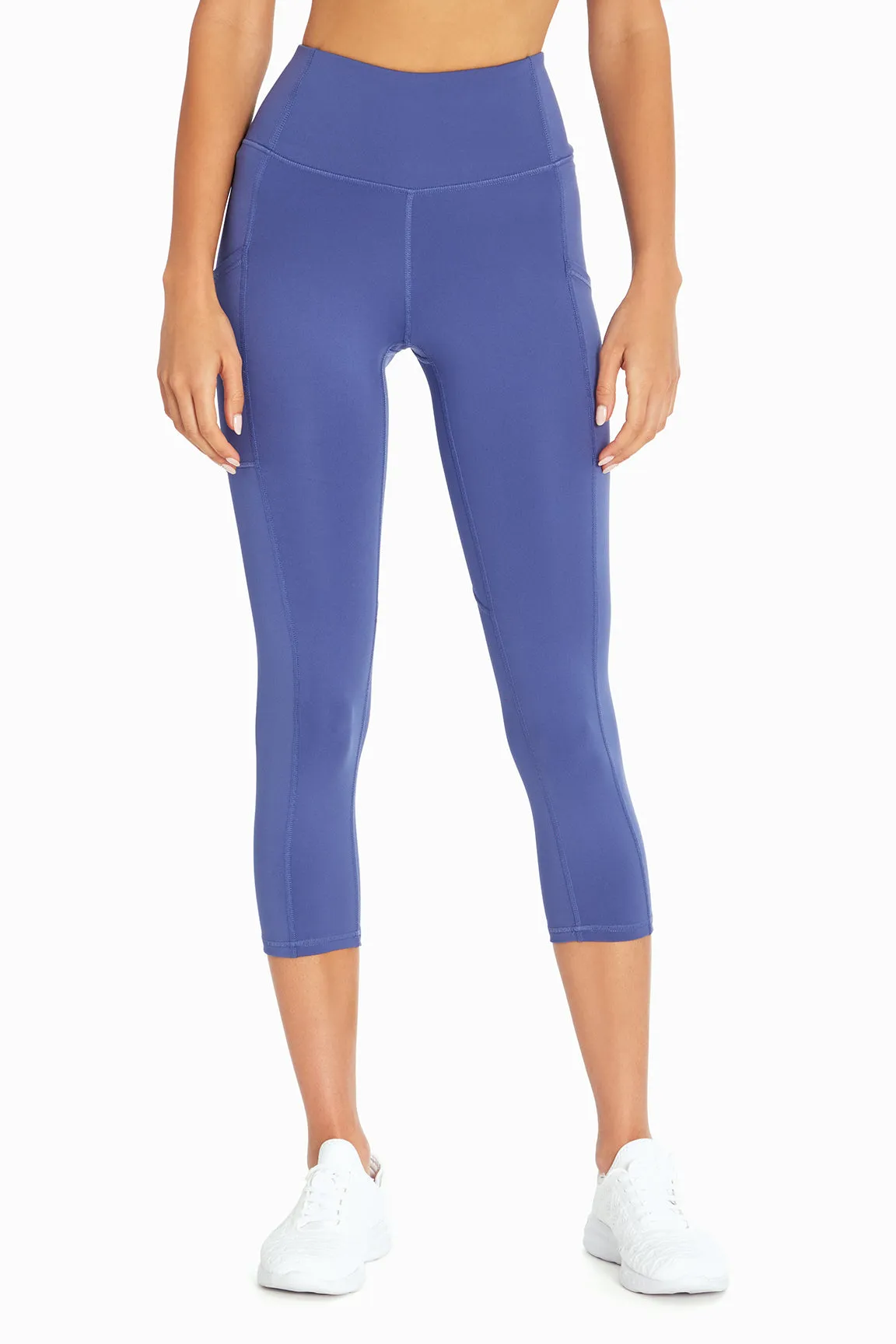 Elsa Side Pocket Mid Calf Capri