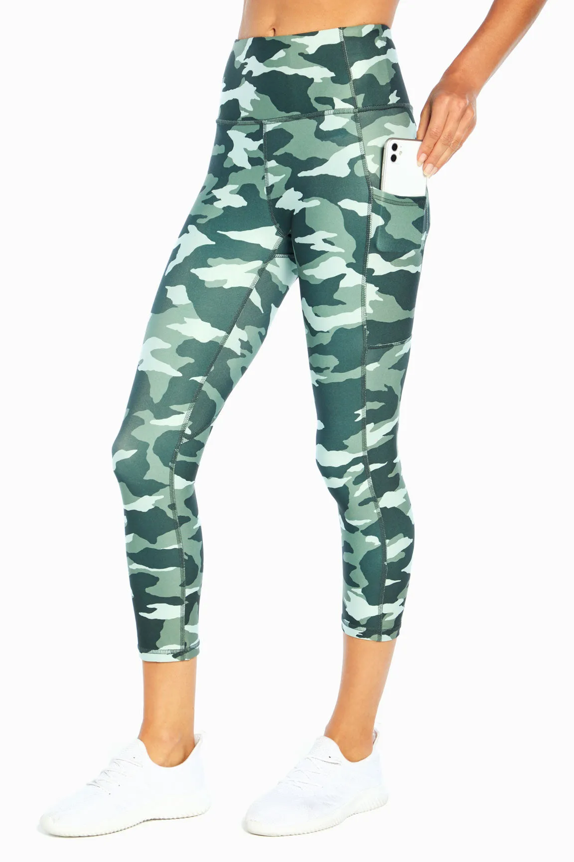 Elsa Side Pocket Mid Calf Capri