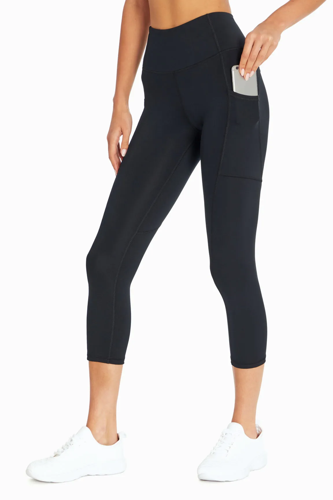 Elsa Side Pocket Mid Calf Capri