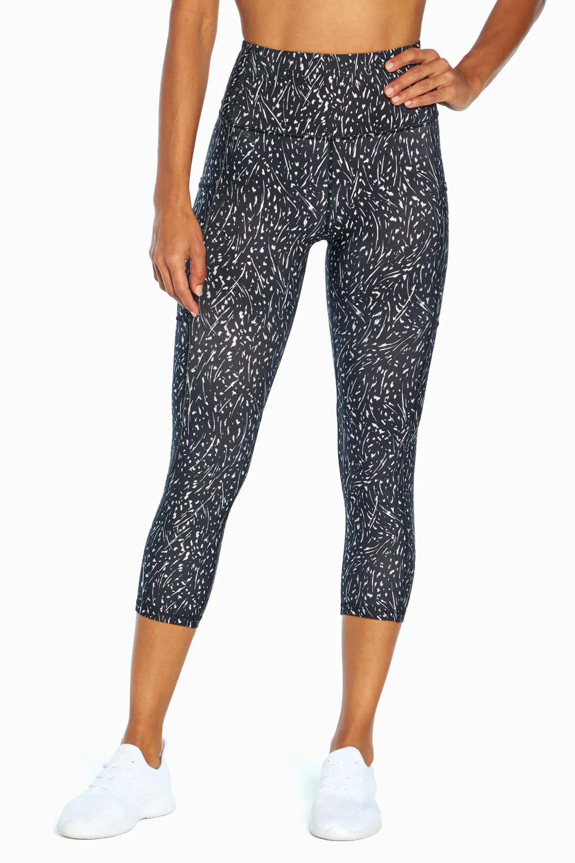 Elsa Side Pocket Mid Calf Capri