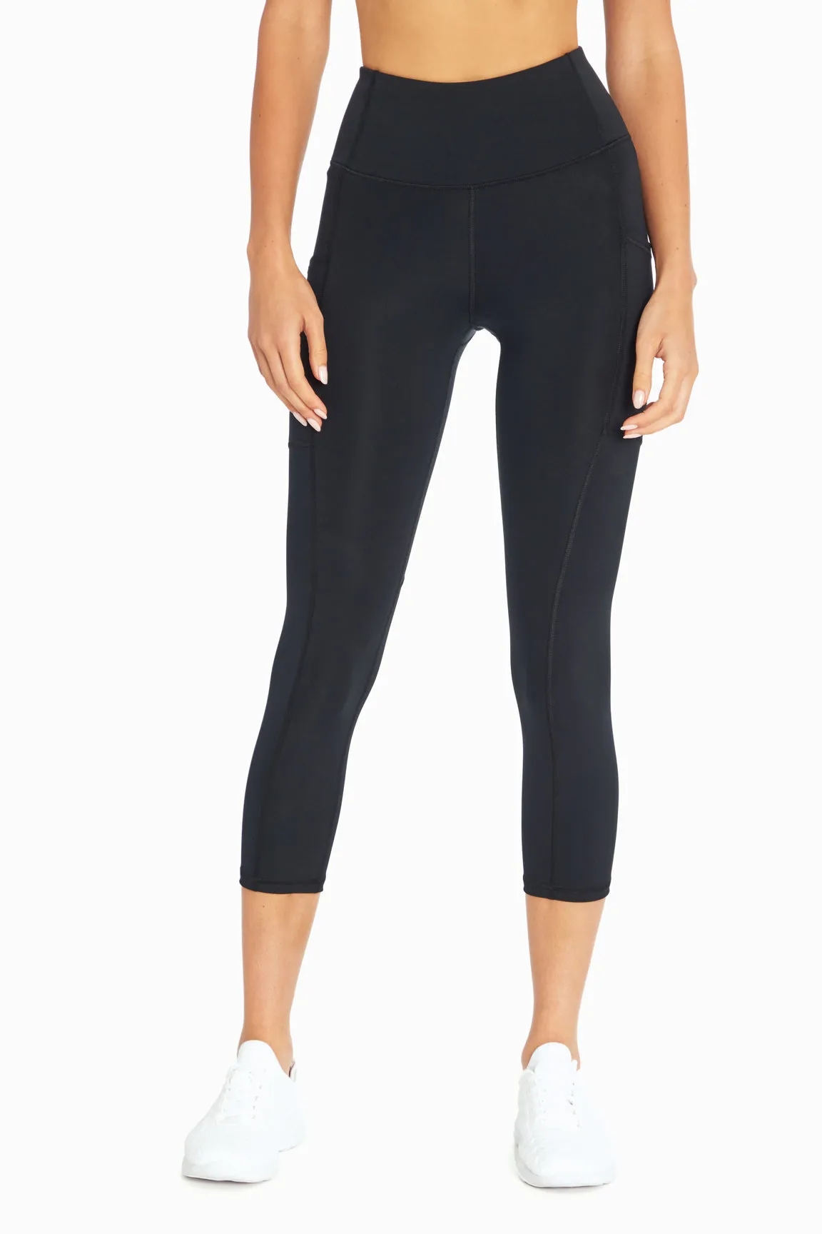 Elsa Side Pocket Mid Calf Capri