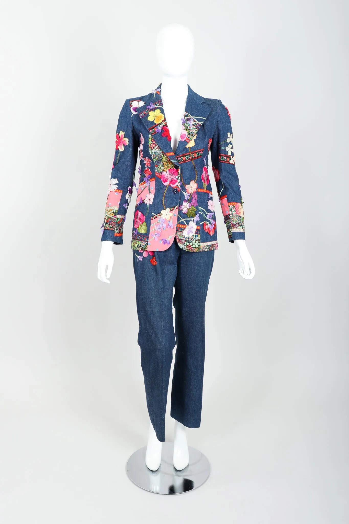 Flower Power Denim Suit