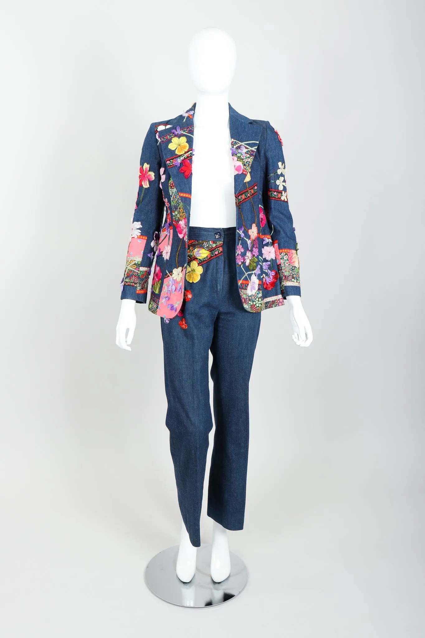 Flower Power Denim Suit