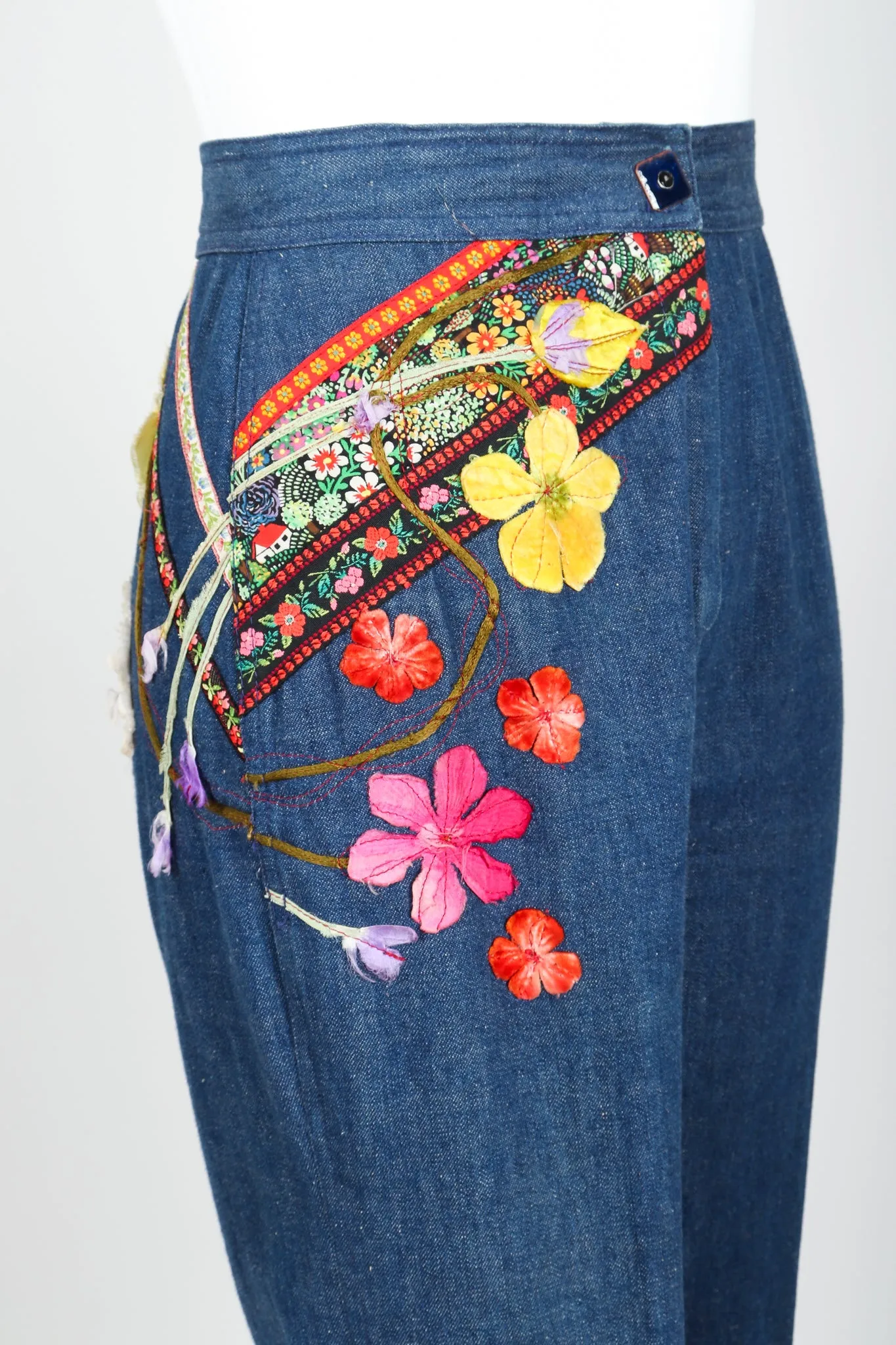 Flower Power Denim Suit