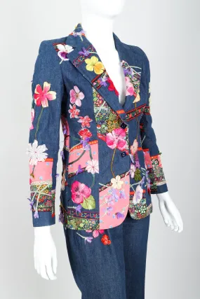 Flower Power Denim Suit