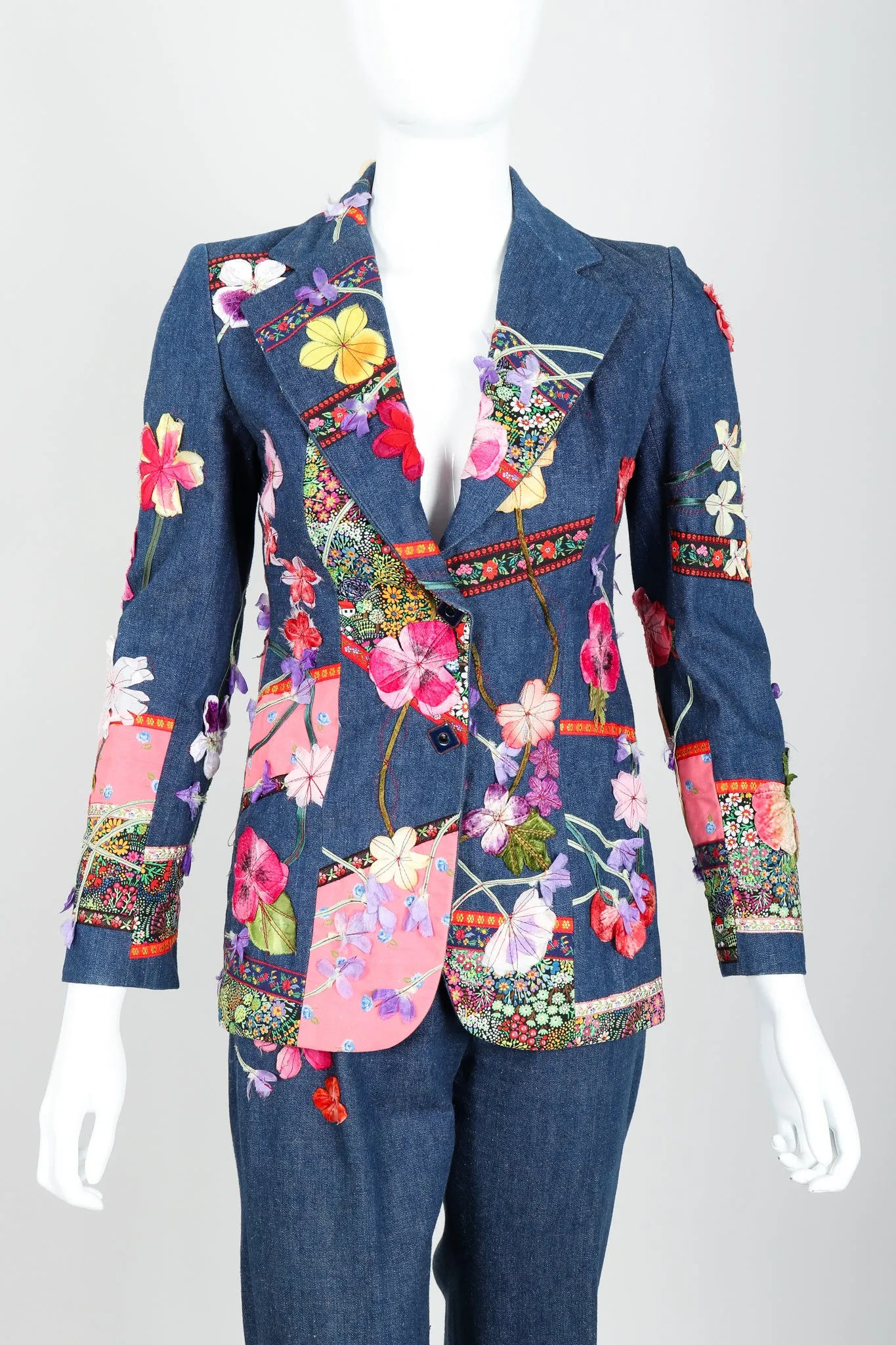 Flower Power Denim Suit
