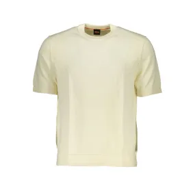 Hugo Boss White Cotton Men Sweater