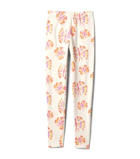 Kids Stretch Jersey Leggings Butterfly Multi