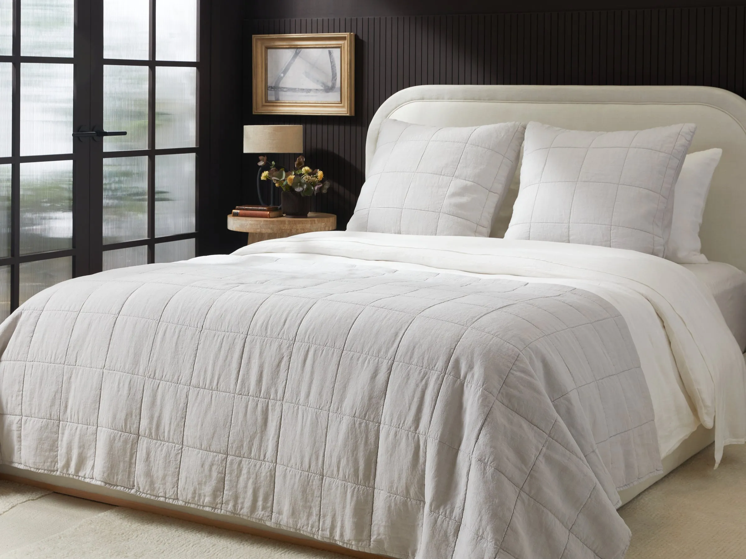 Linen Box Quilt (Fog)