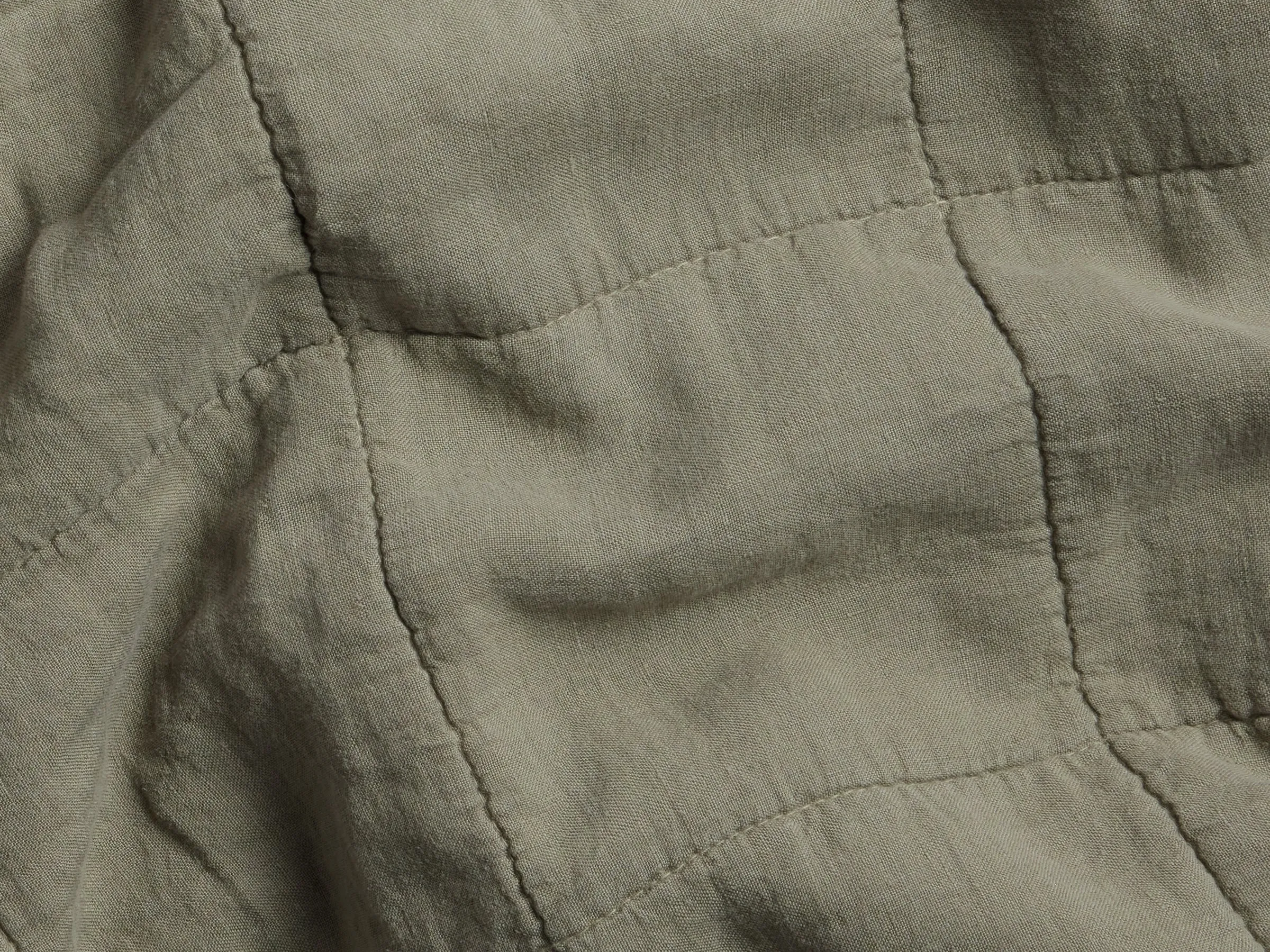 Linen Box Quilt (Moss)