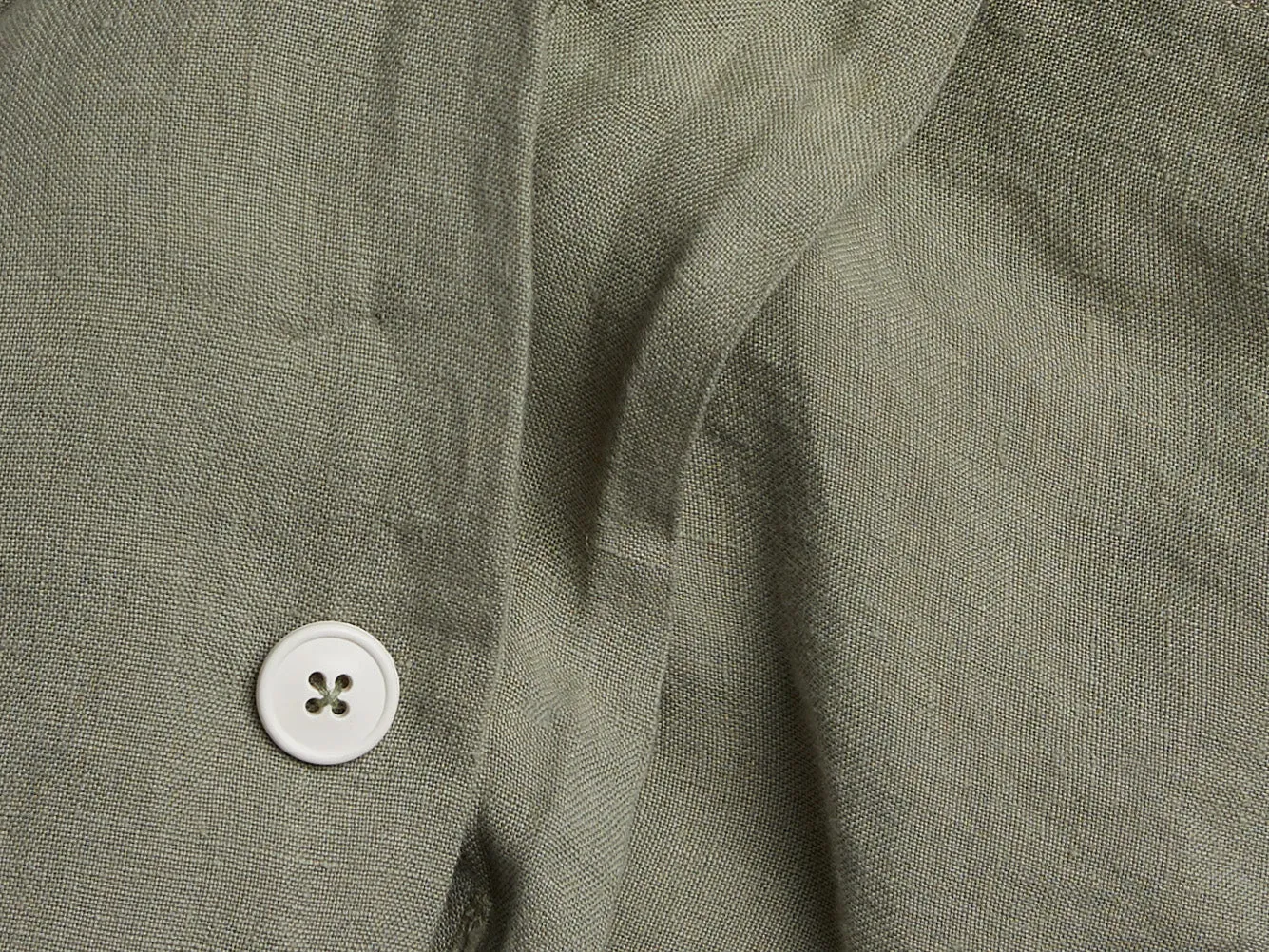 Linen Duvet Cover (Moss)