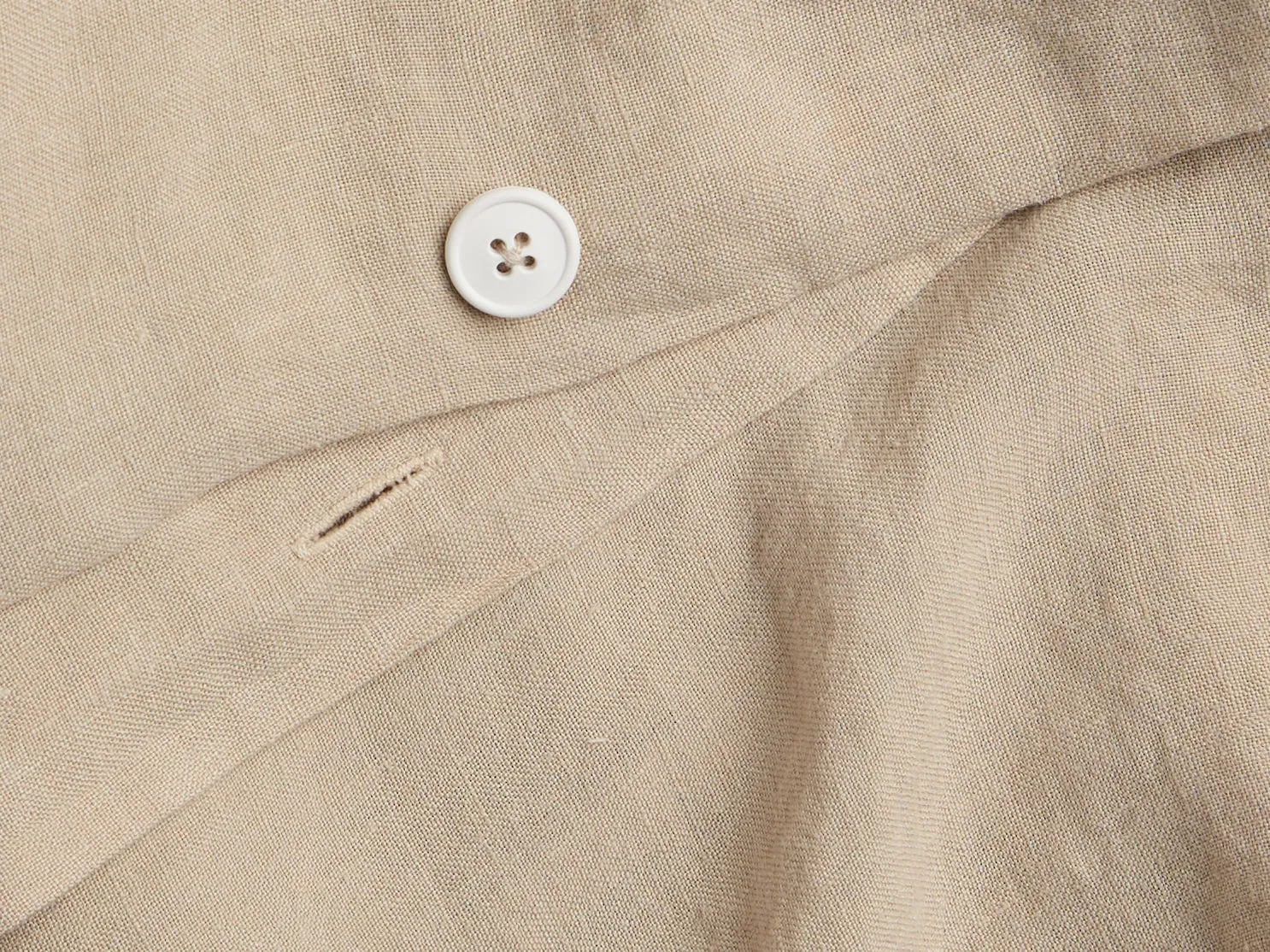 Linen Duvet Cover (Toast)