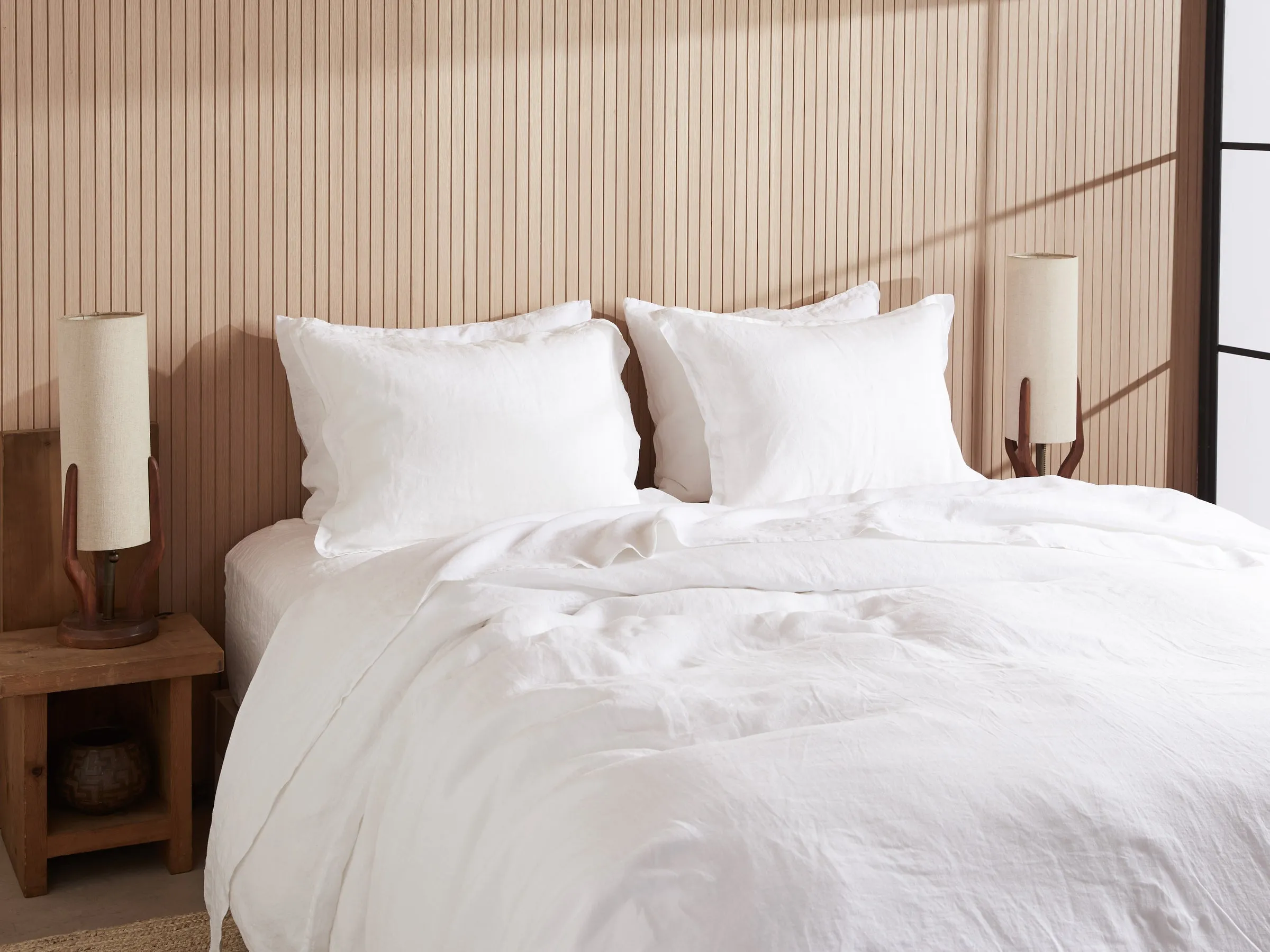 Linen Duvet Cover (White)