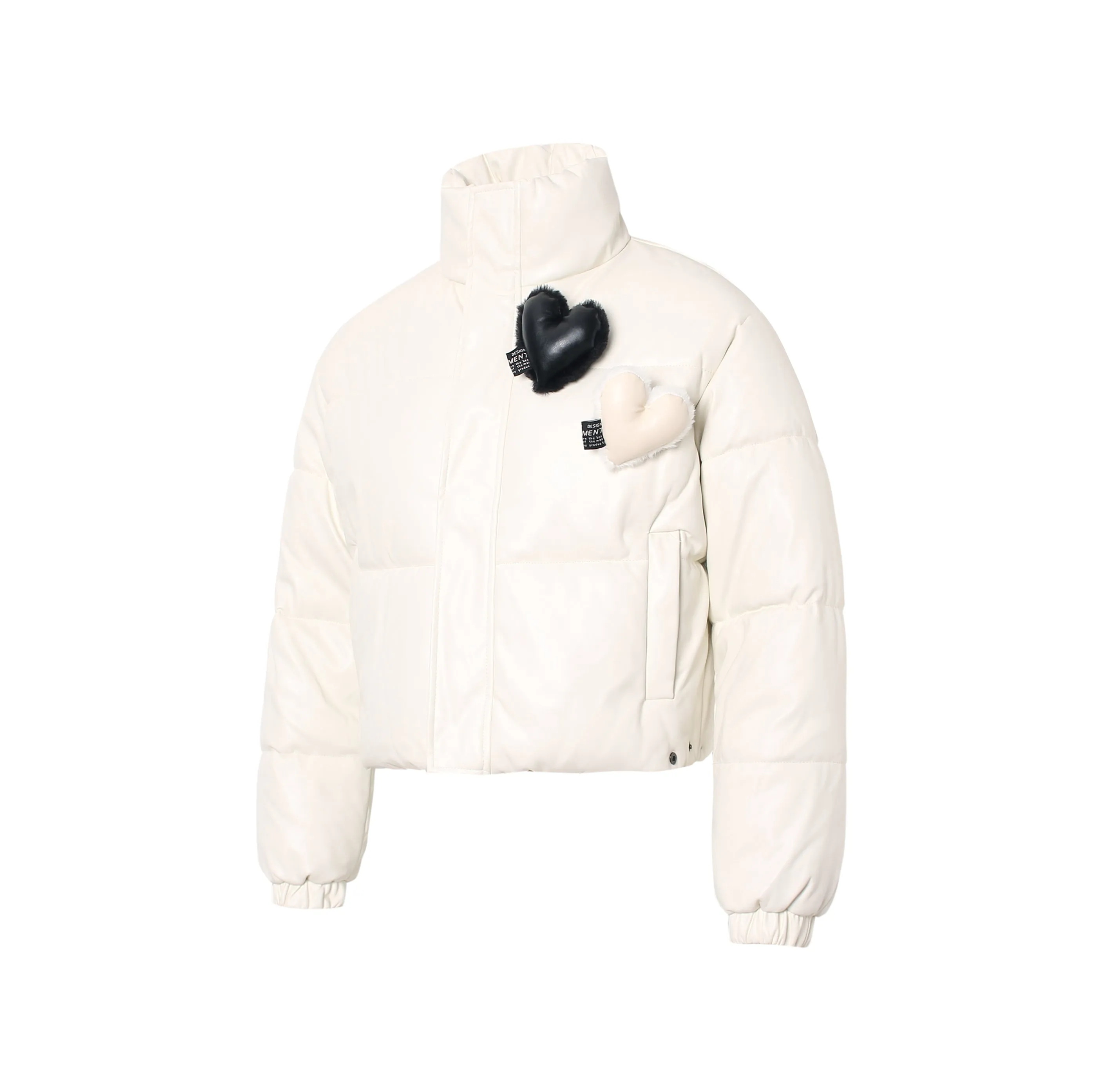 Love Patch | Shiny Women's Puffer