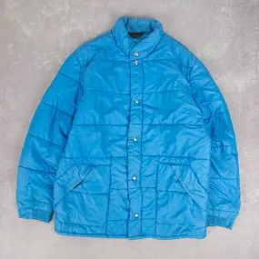 MEN'S VINTAGE 1970S JC PENNEY PUFFER JACKET - LARGE