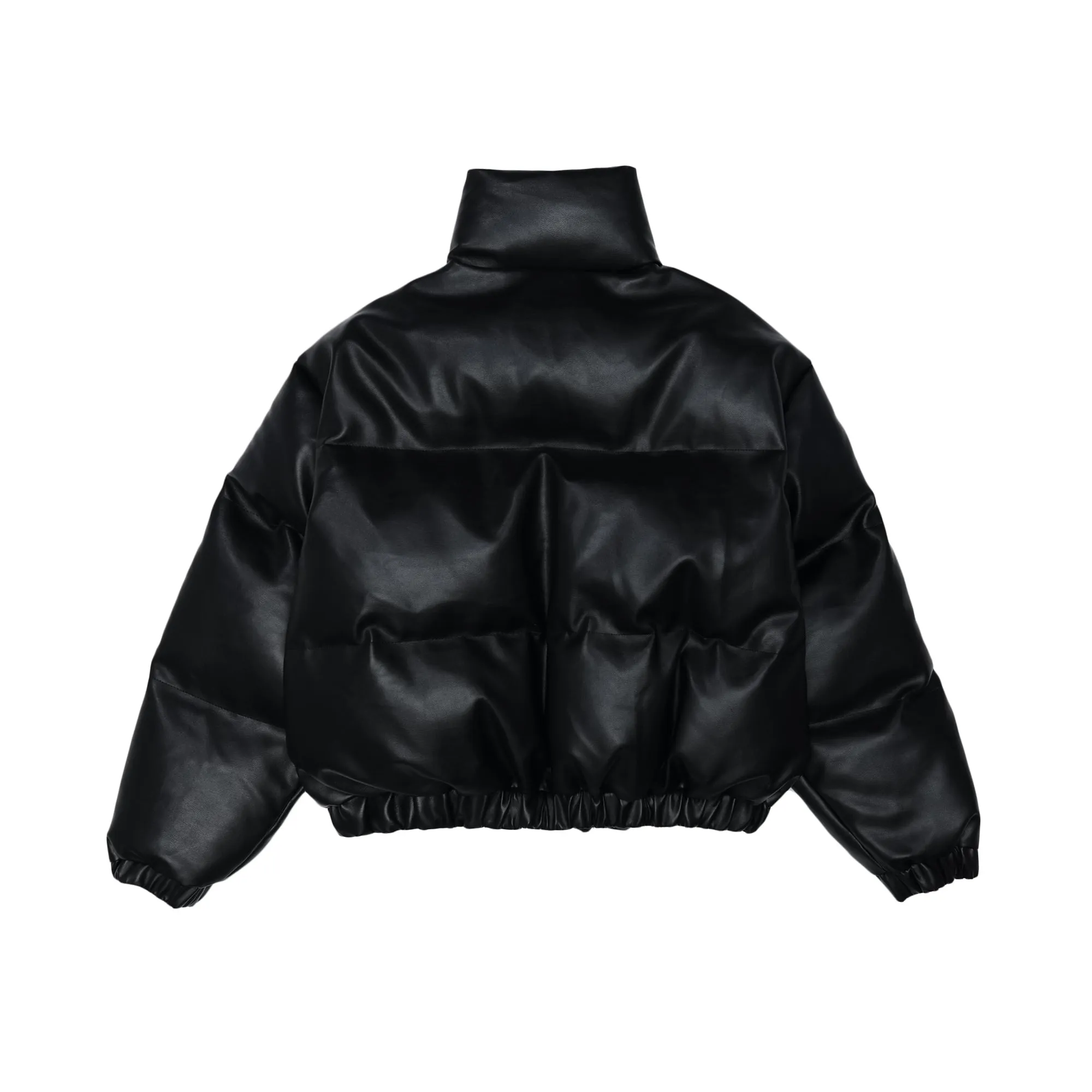 Metal Edge | Studded Cropped Puffer