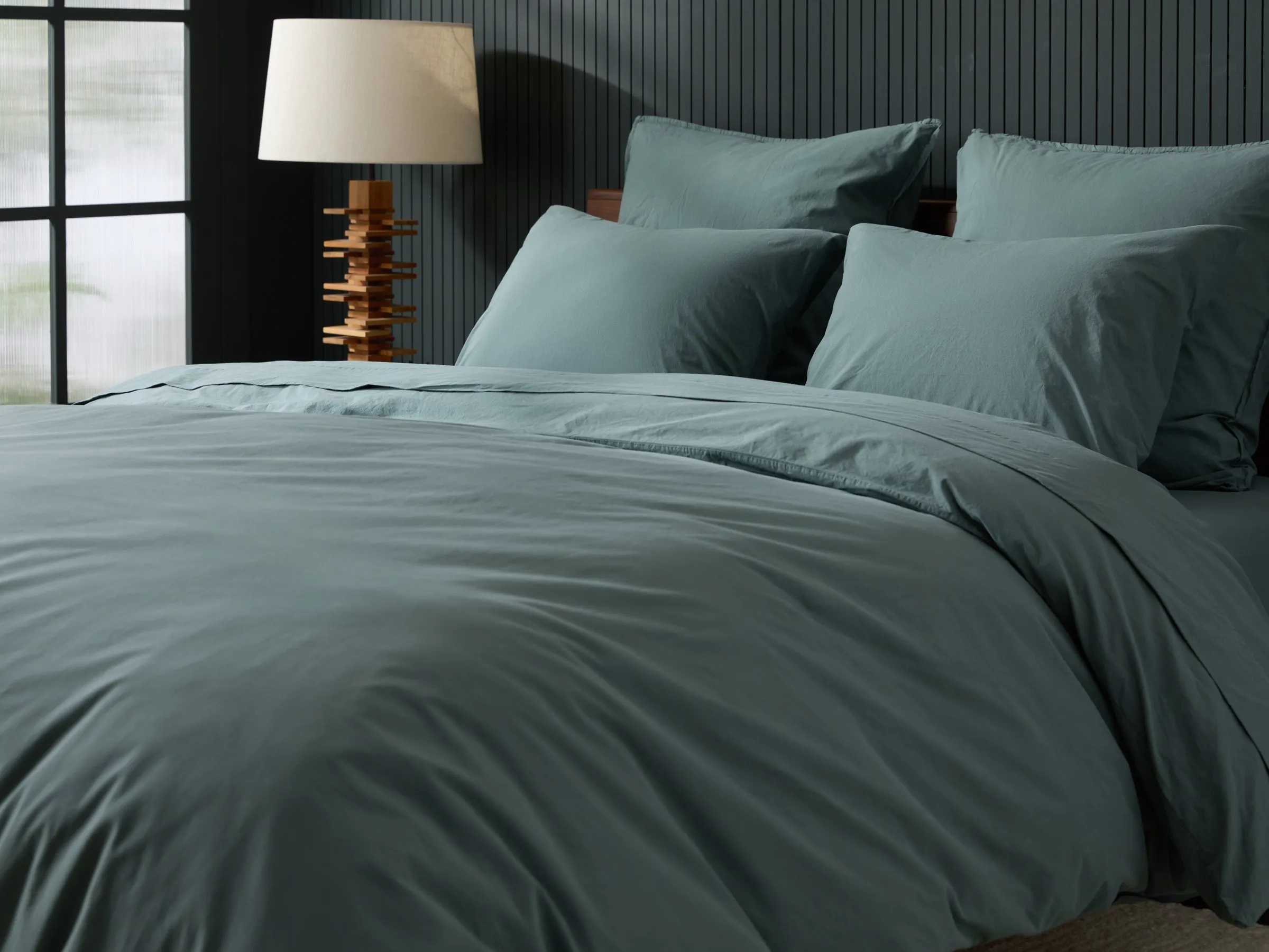 Percale Sheet Set - Agave F/Q