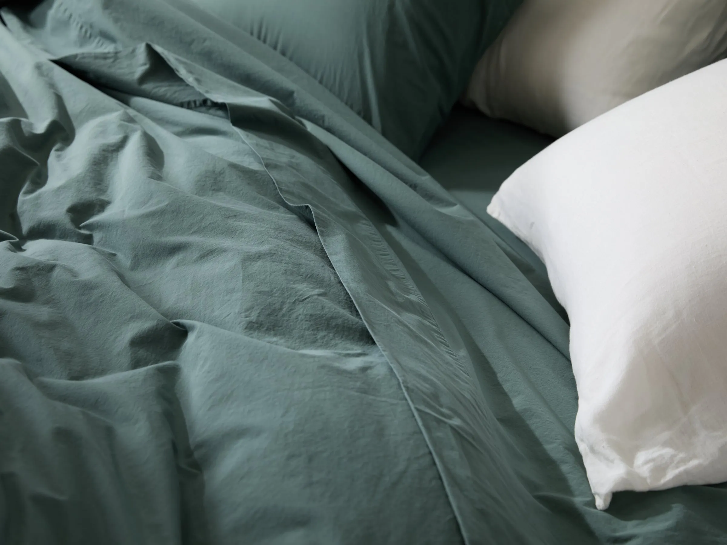 Percale Sheet Set - Agave F/Q