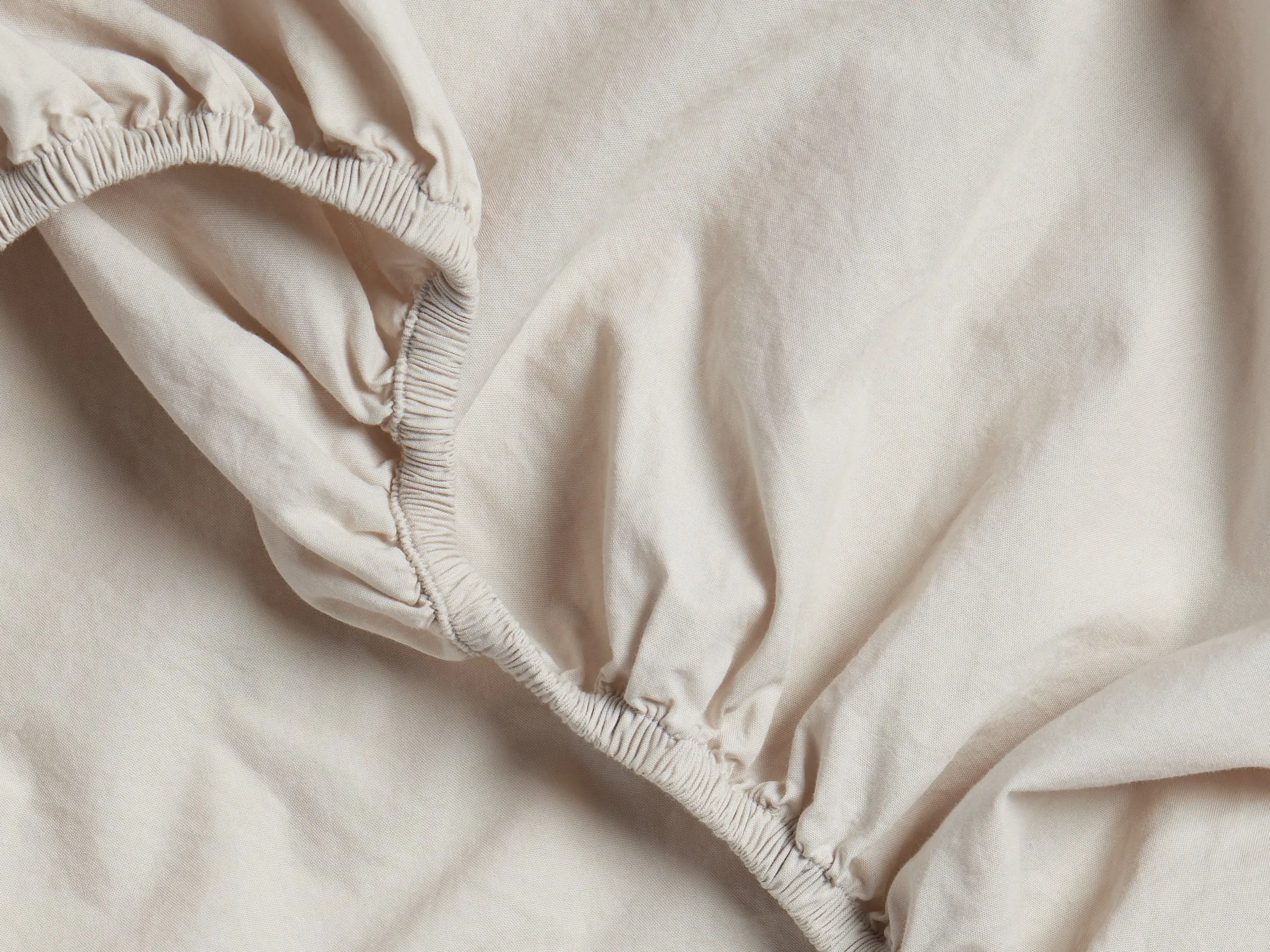 Percale Sheet Set - Bone K/CK