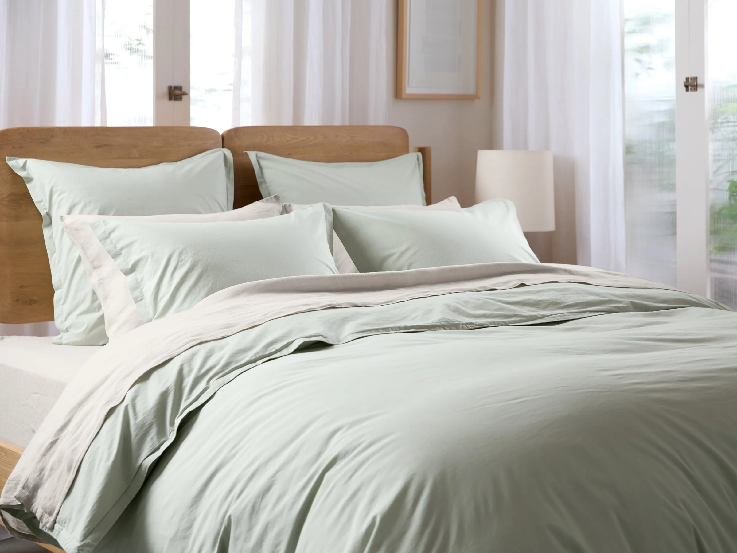 Percale Sheet Set - Sage K/CK