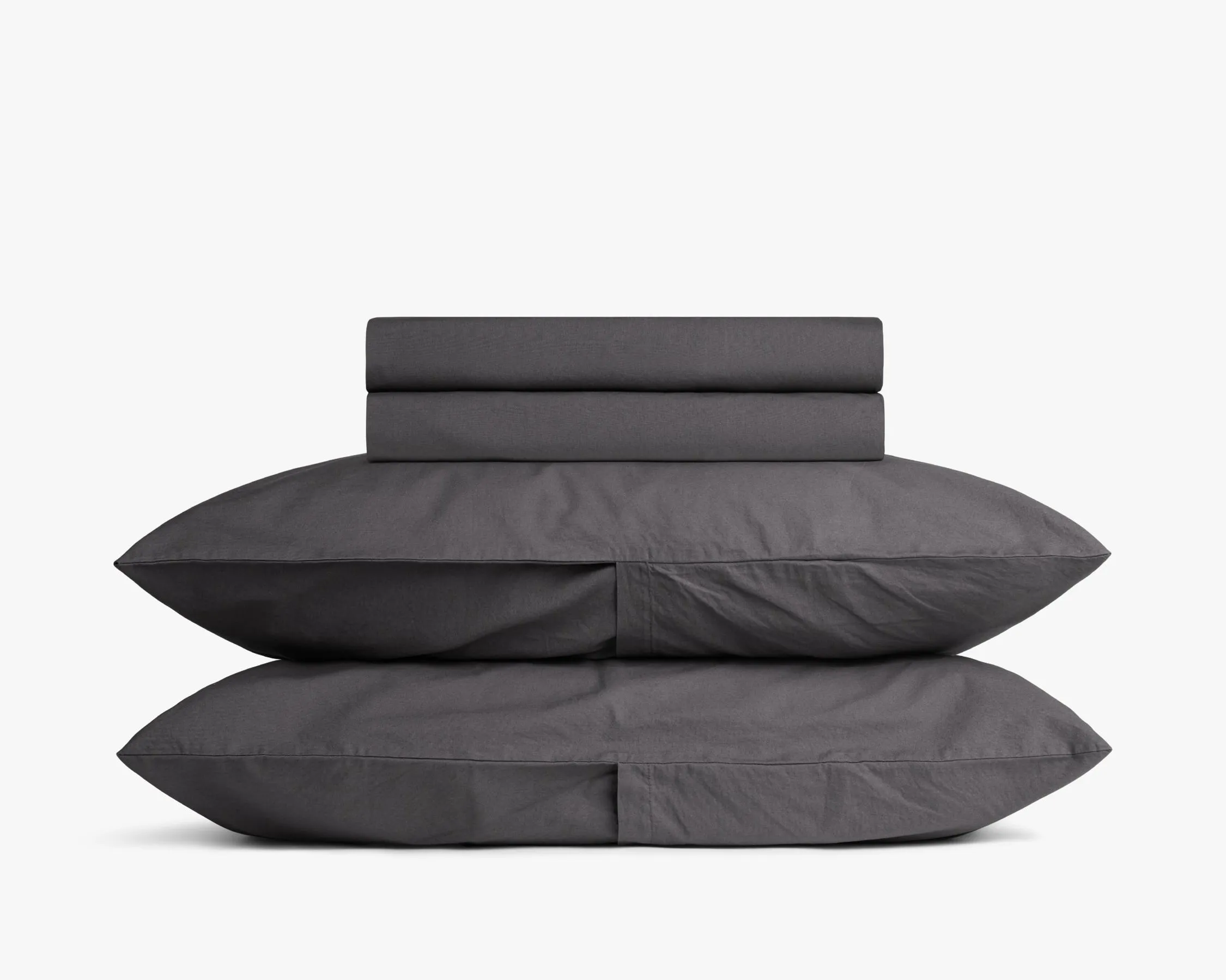 Percale Sheet Set - Slate F/Q