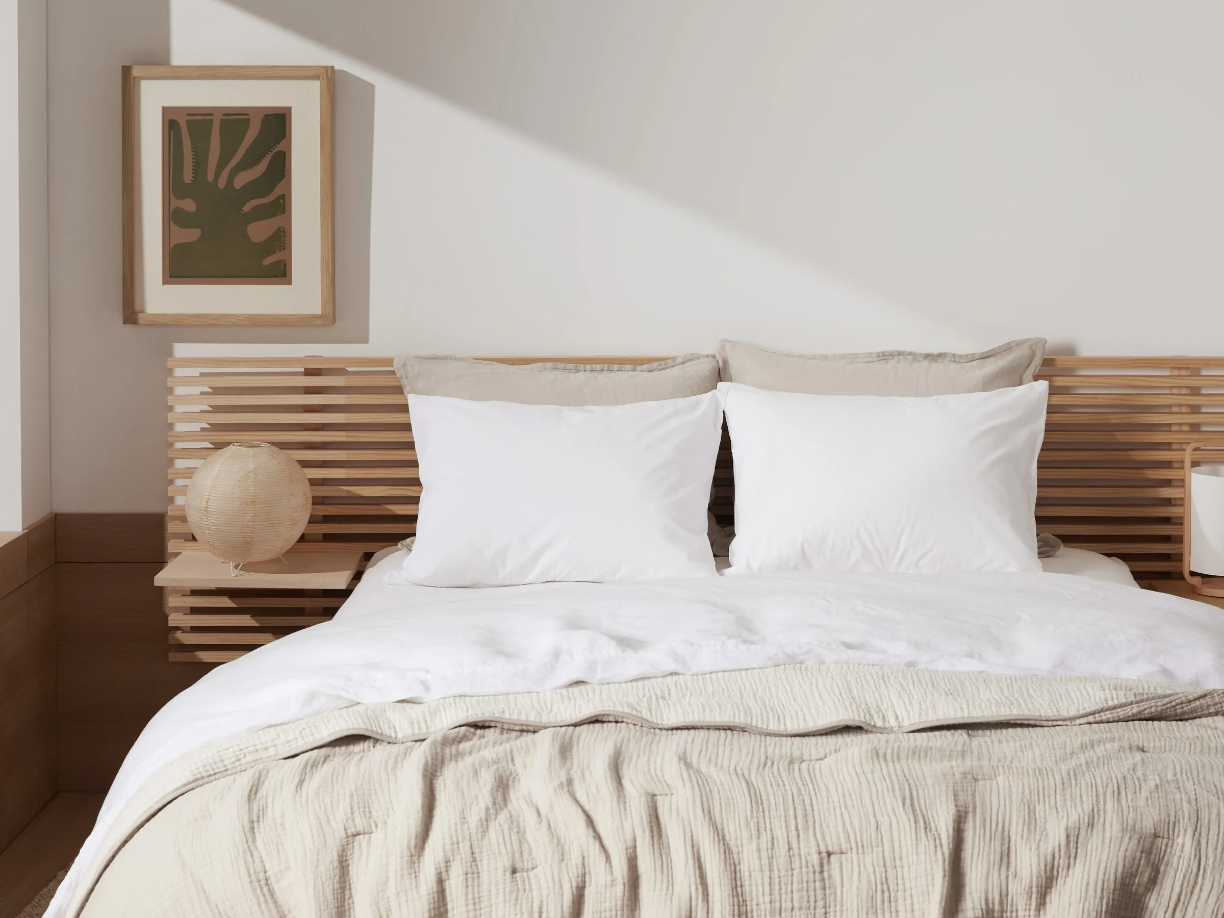Percale Sheet Set - White K/CK
