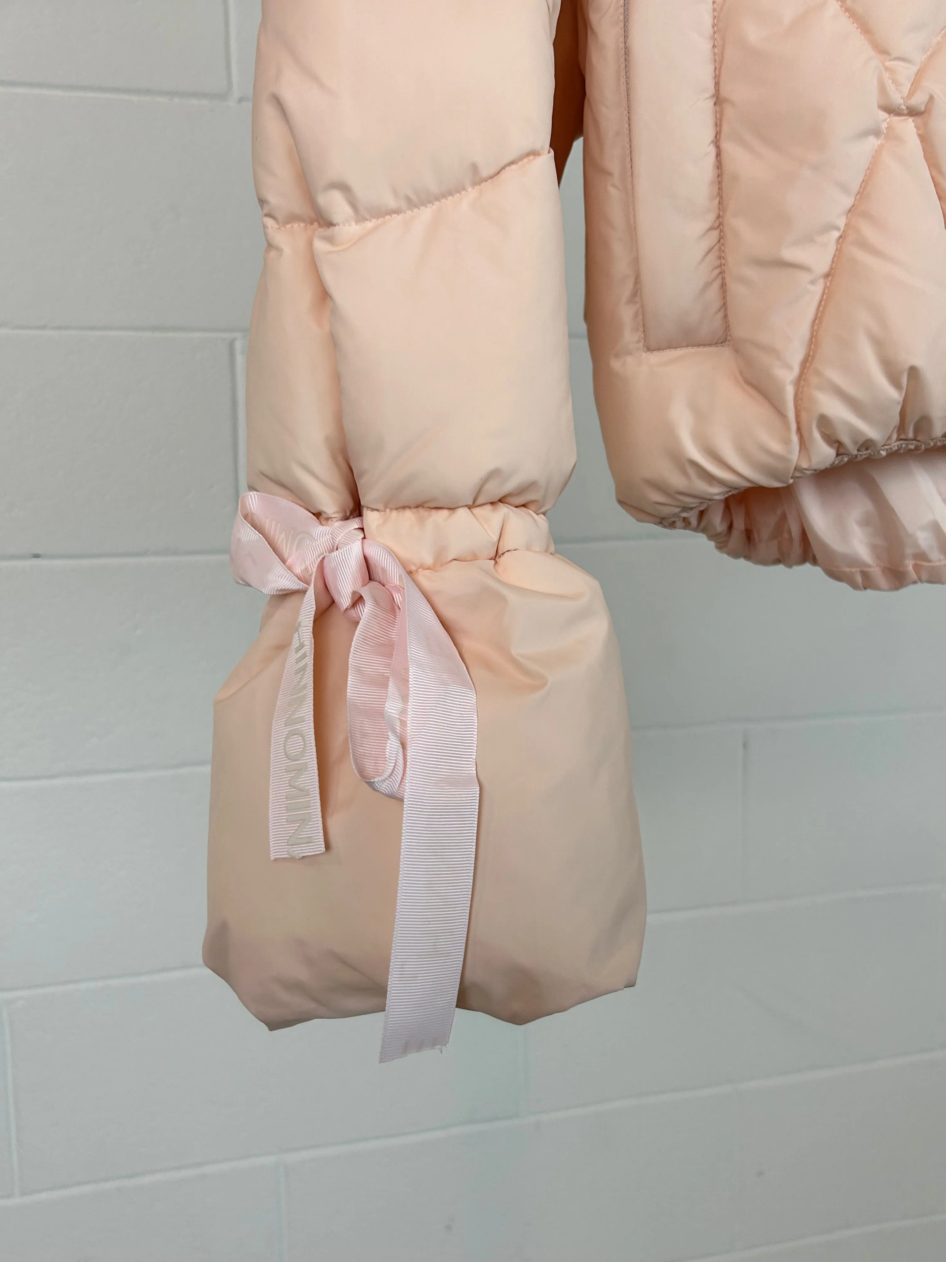 Puffer Jacket With Bow