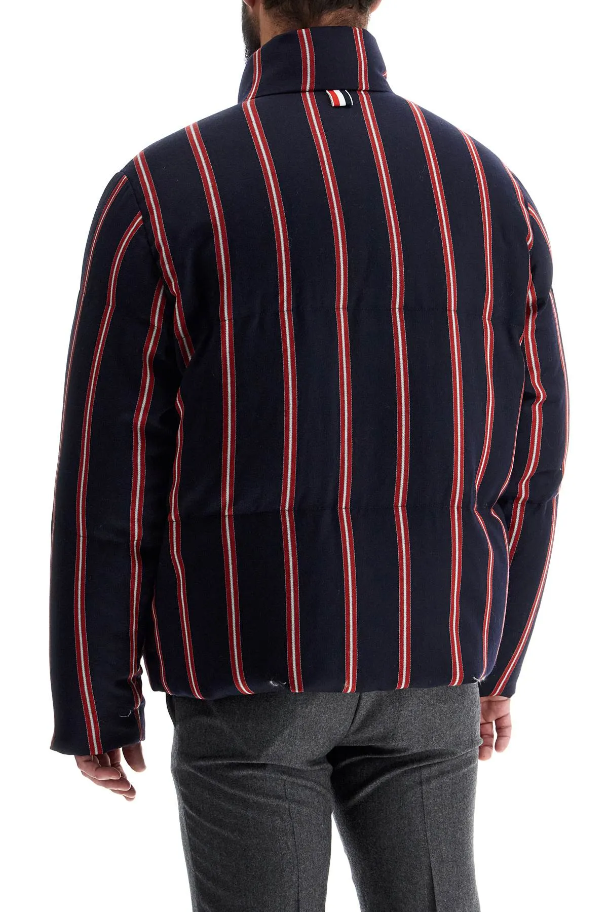 REVERSIBLE HIGH-NECK DOWN JACKET