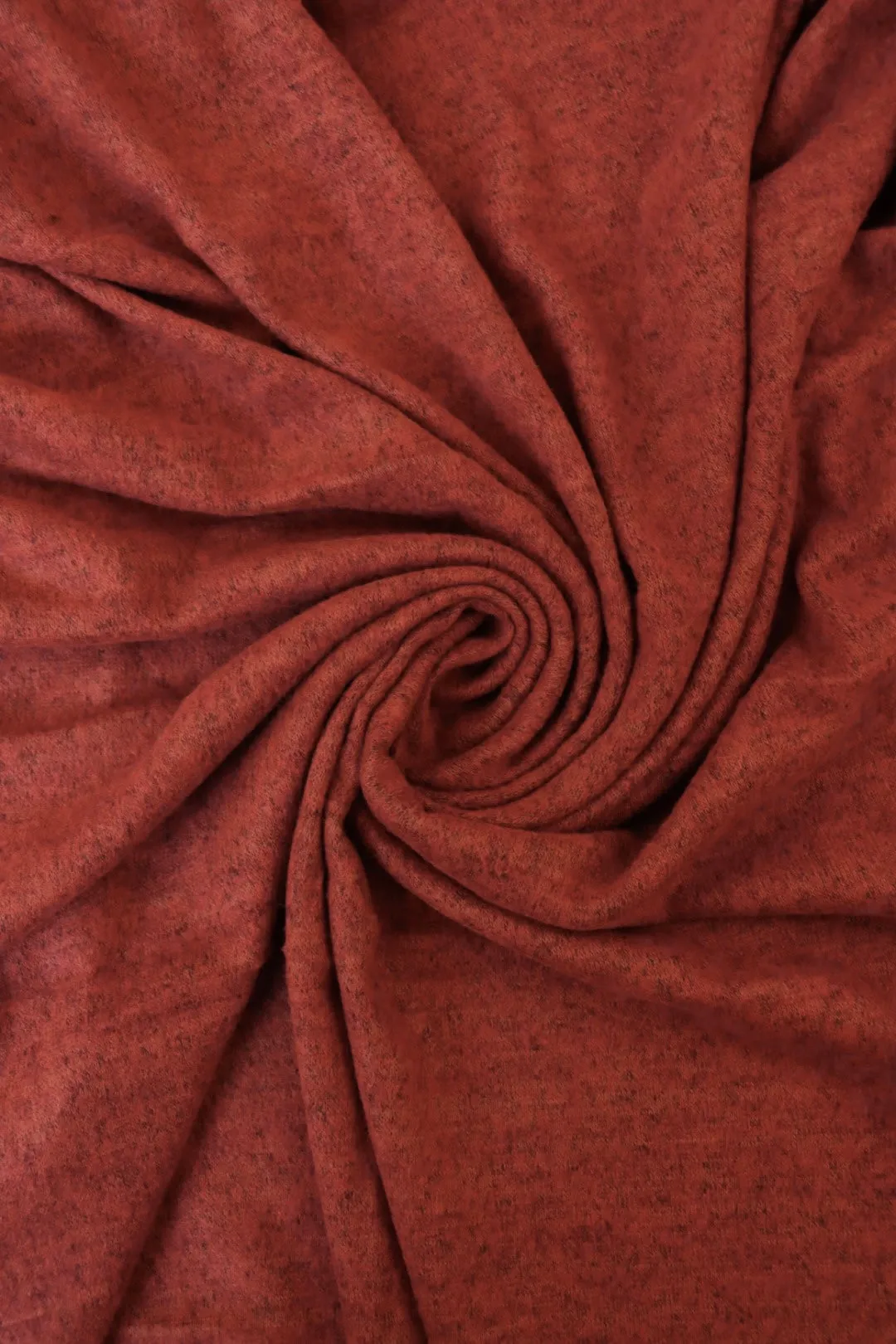 Rust Sibley Brushed Sweater Knit