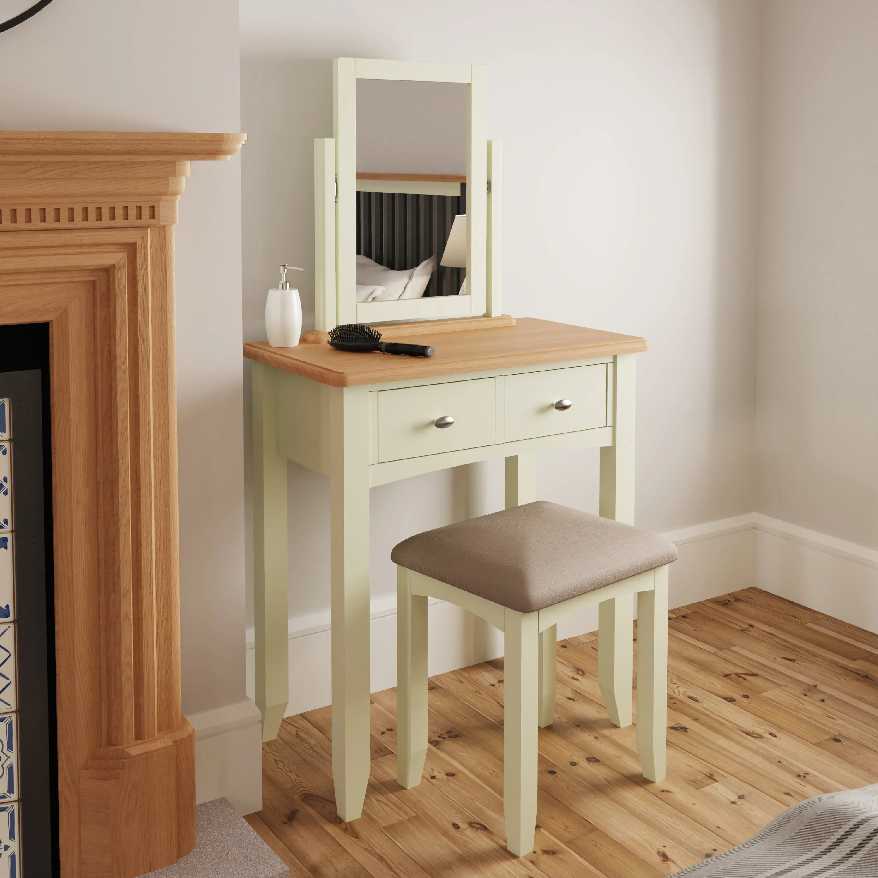 Salisbury Pure White Dressing Table 72 x 40 x 80 cm