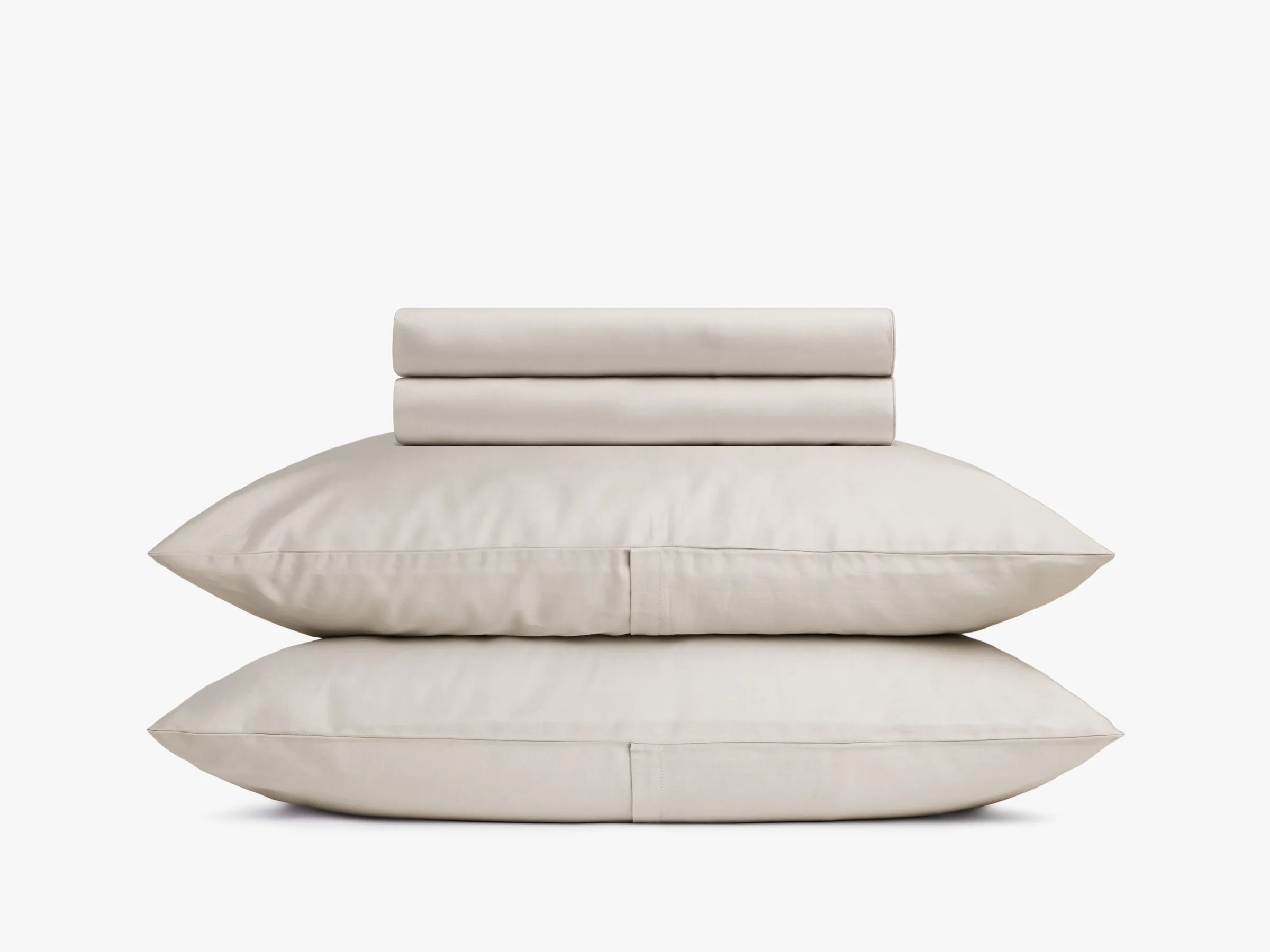 Sateen Sheet Set - Bone F/Q