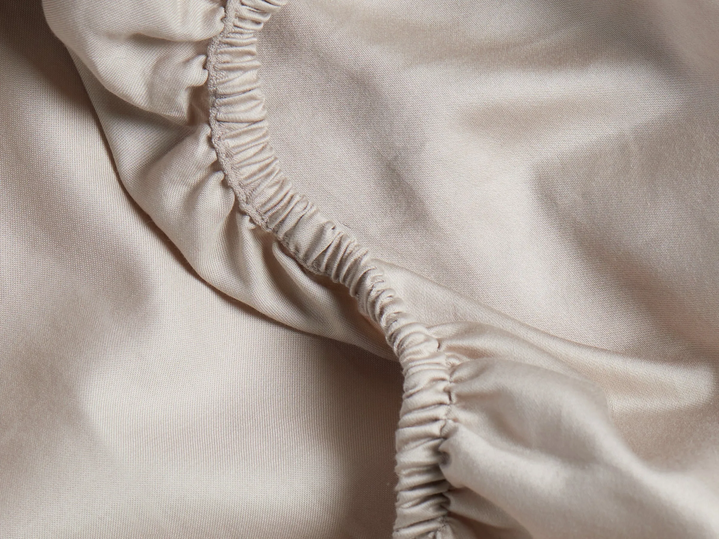 Sateen Sheet Set - Bone K/CK