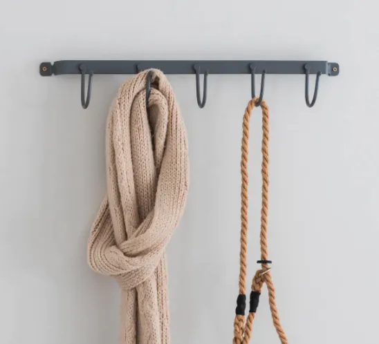 Steel Simple Coat Hook Rail