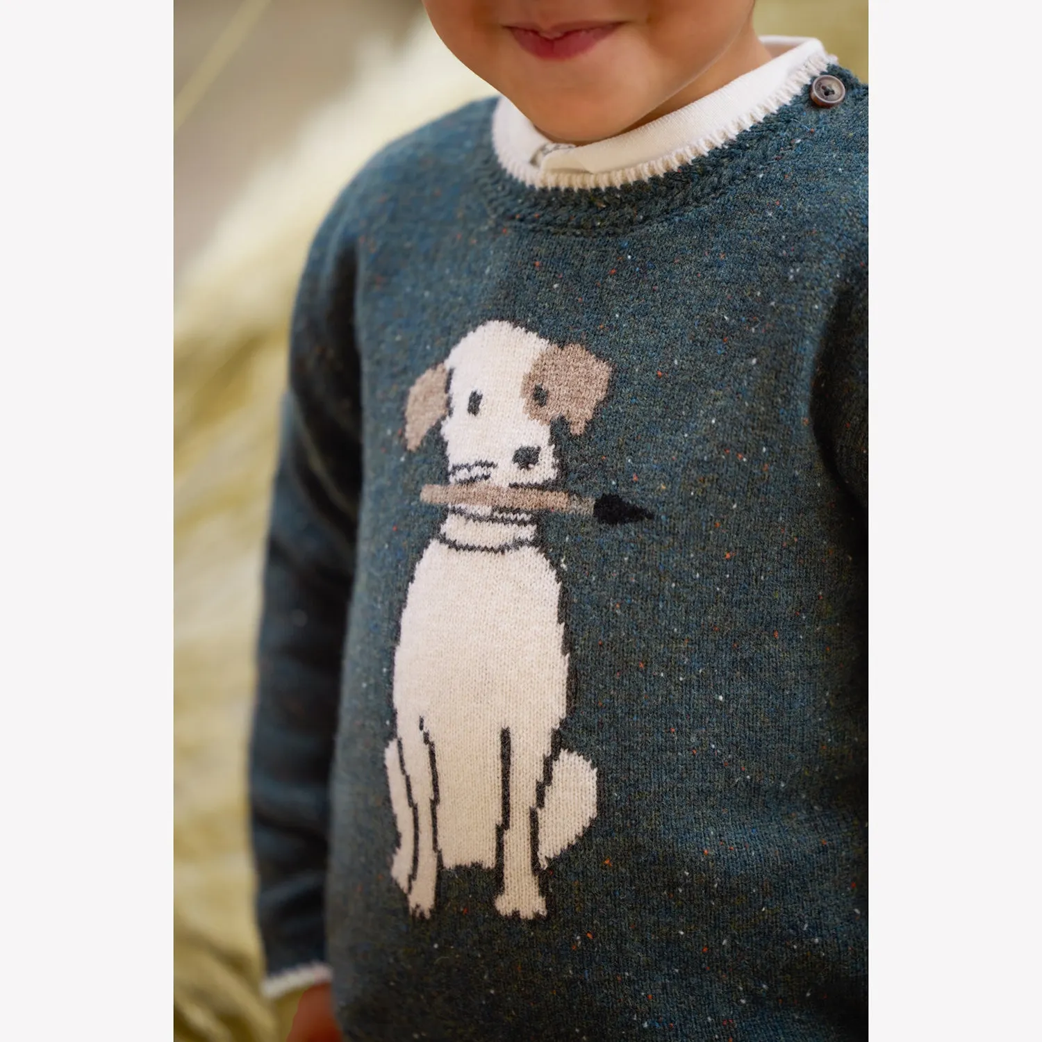 TARTINE ET CHOCOLAT Painter Puppy Baby Sweater
